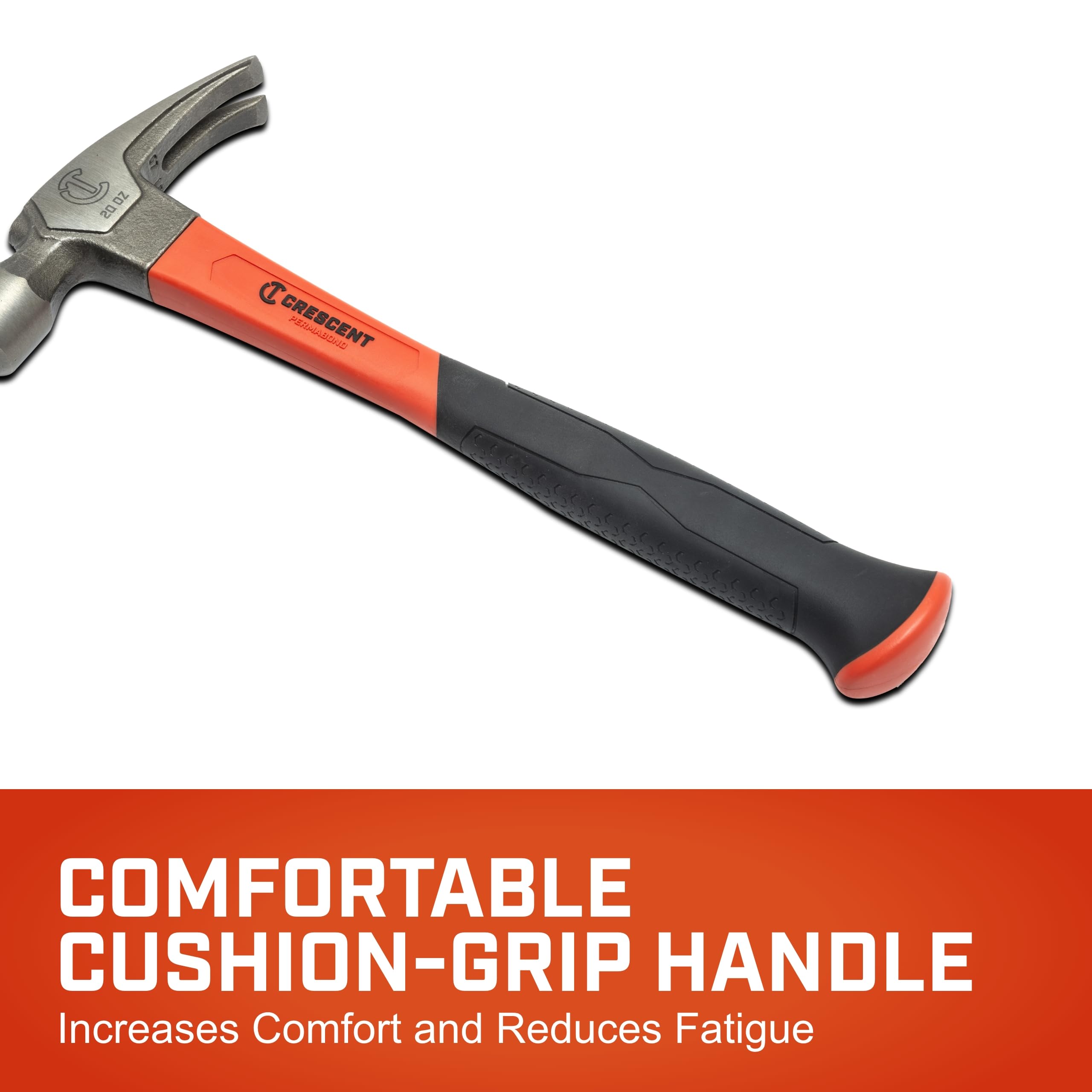 Hammer, Crescent - Fiberglass, REG, RIP, 20OZ, Tools (11418C-06)