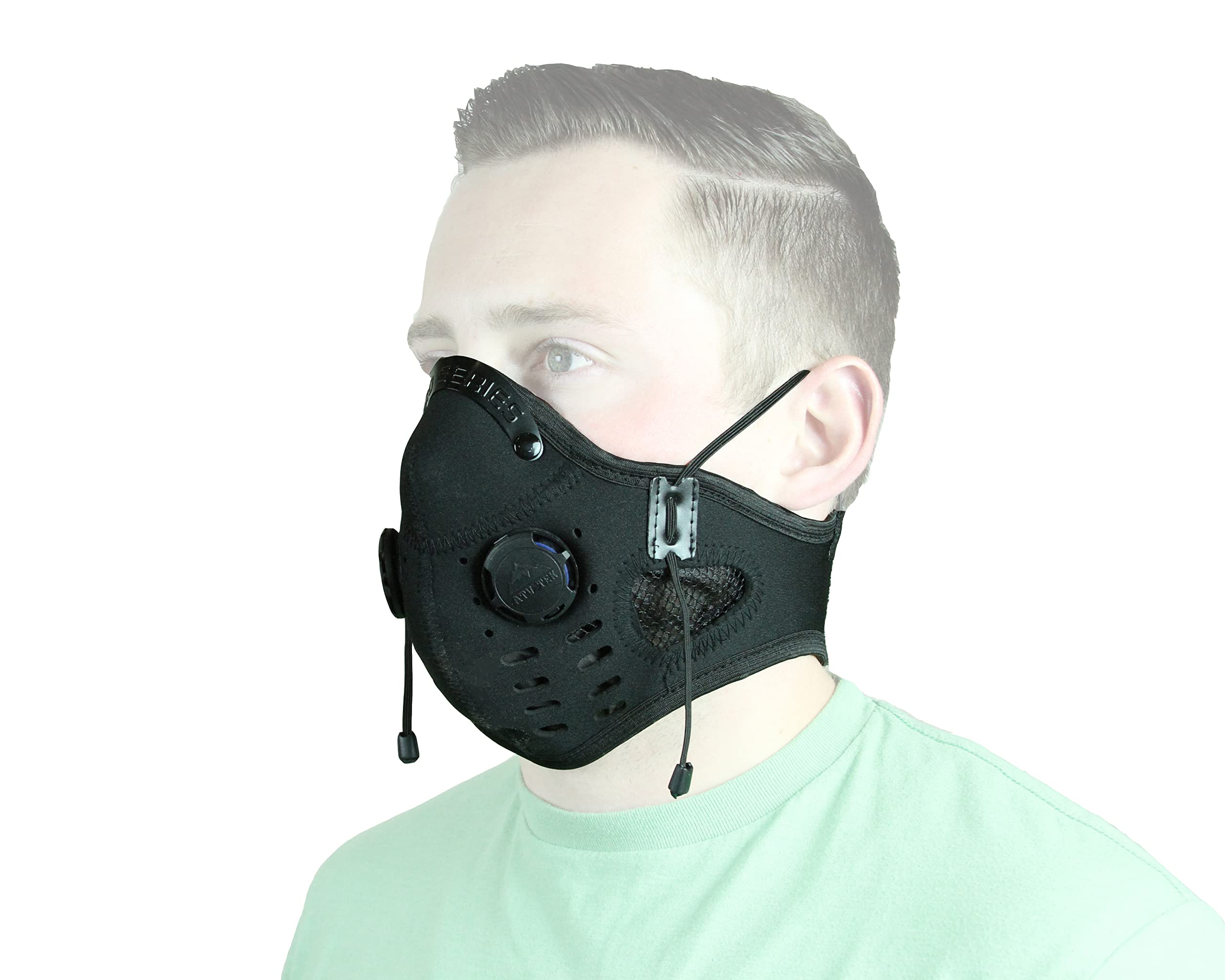Elite ATV Tek Deluxe Neoprene Dust Mask (Black, 18")