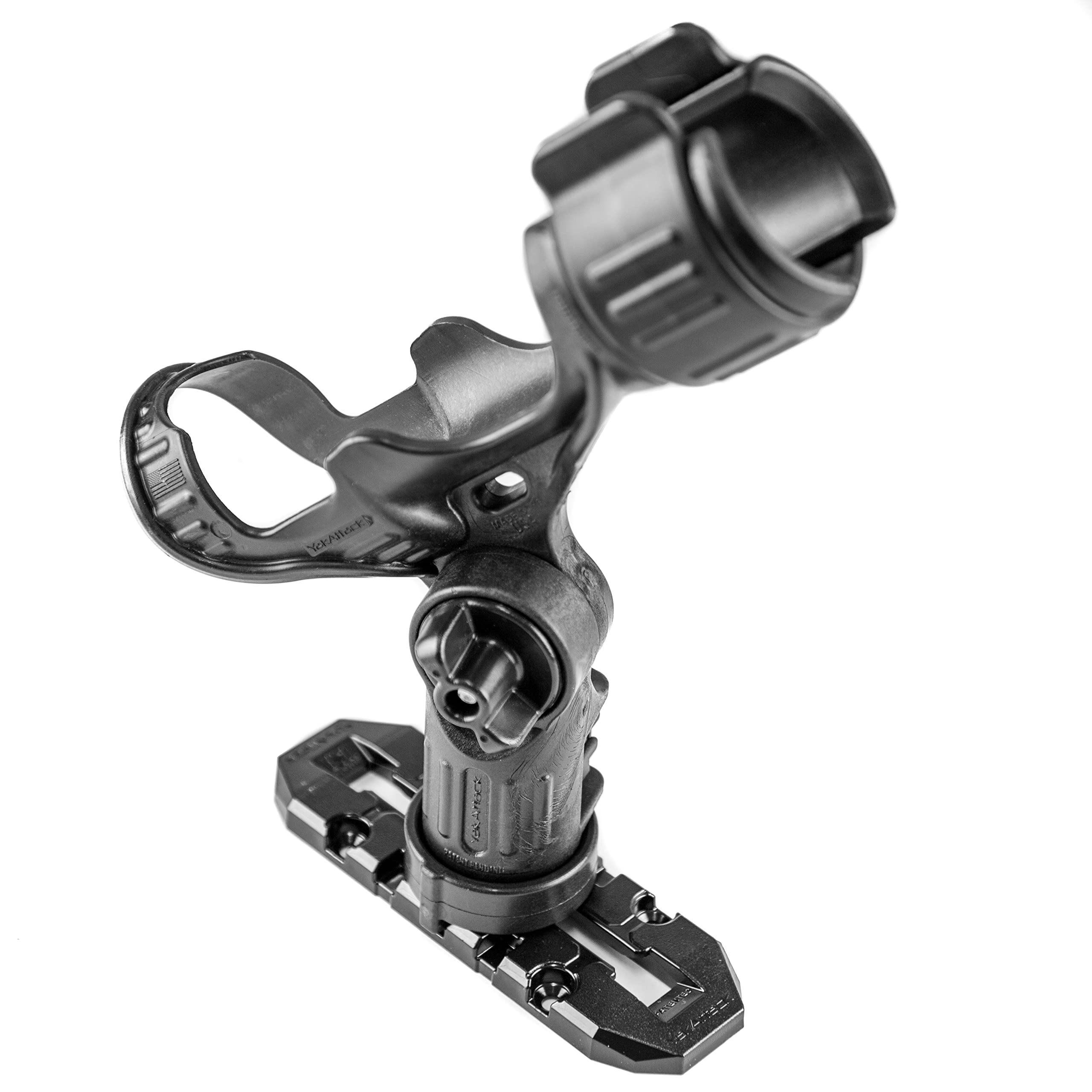 MightyMount XL YakAttack GridLoc 6” Track Mount - Black | Kayak Rail Accessory with Hardware Included | Compatible with BlackPak Pro & Kayak Track Systems | Durable Mounting Solution for Kayak Gear