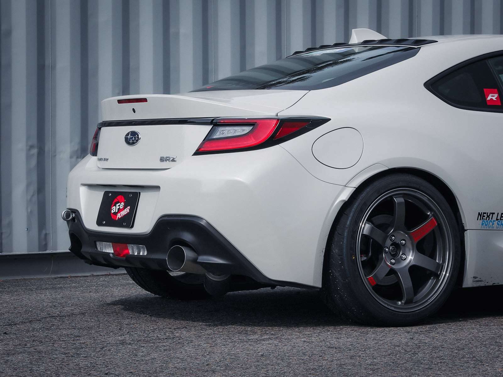 aFe Power 3 IN Takeda 304 Stainless Steel Cat-Back Exhaust System w/Brushed Tip Fit Toyota GR86/FR-S/BRZ 13-22 H4-2.0L/2.4L 49-36057-H