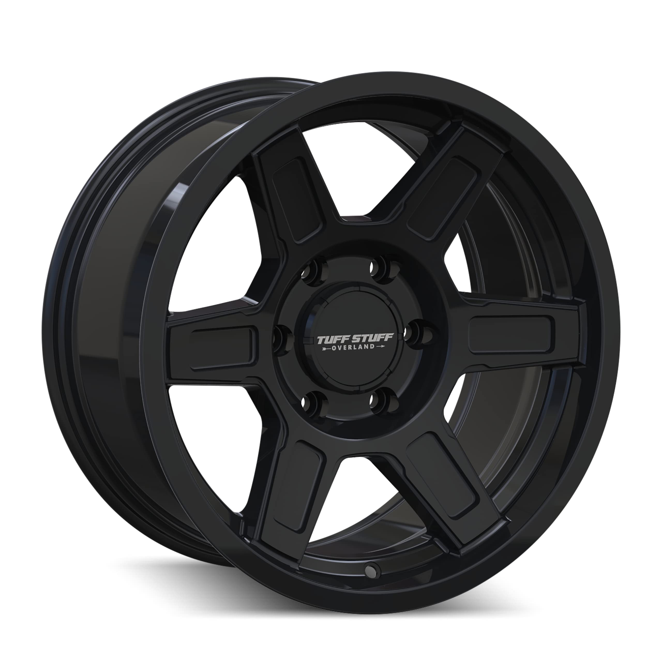 Ascent TUFFSTUFF TS01 Gloss Black 17X8.5 6-135 0MM 87.1MM