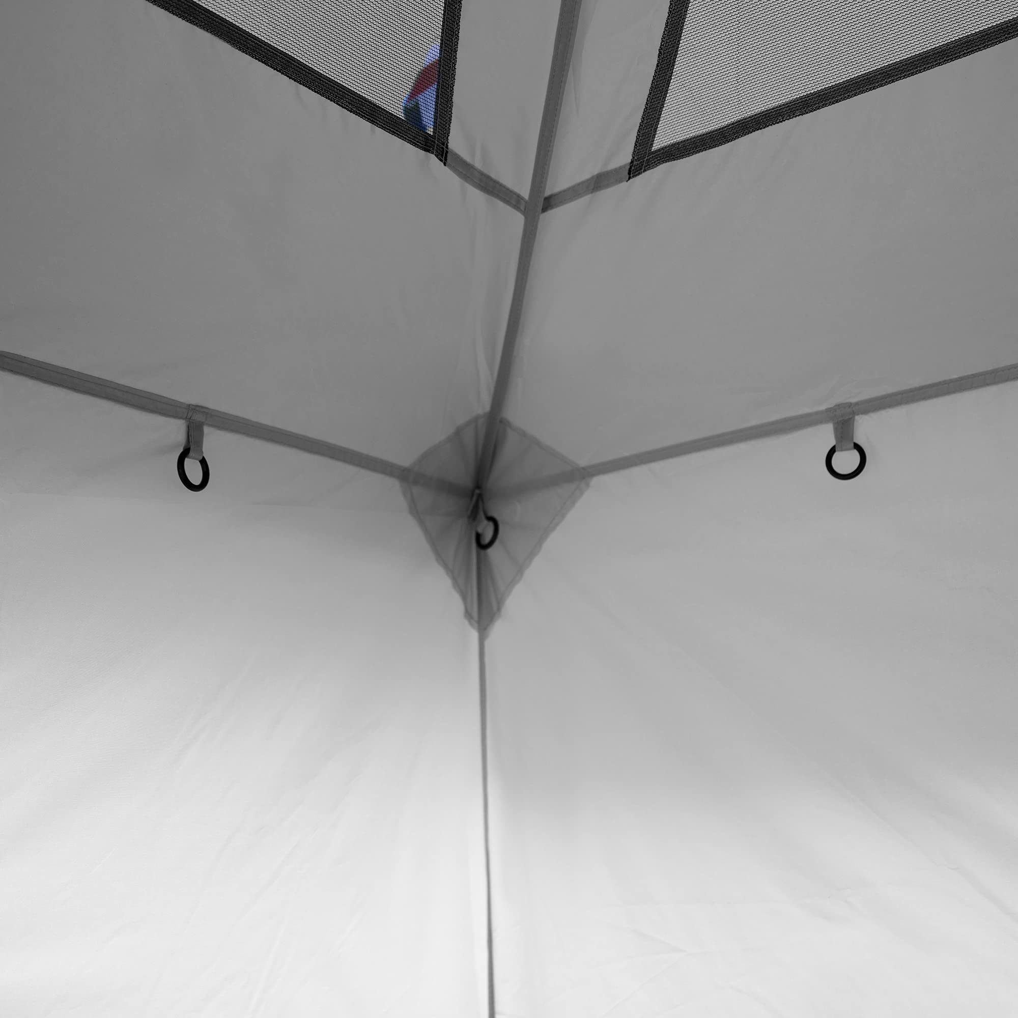 Camping Cube Sport E-Z UP, Converts 10' Angled Leg Canopy into Camping Tent, Grey (Canopy/SHELTER/Poles NOT Included)