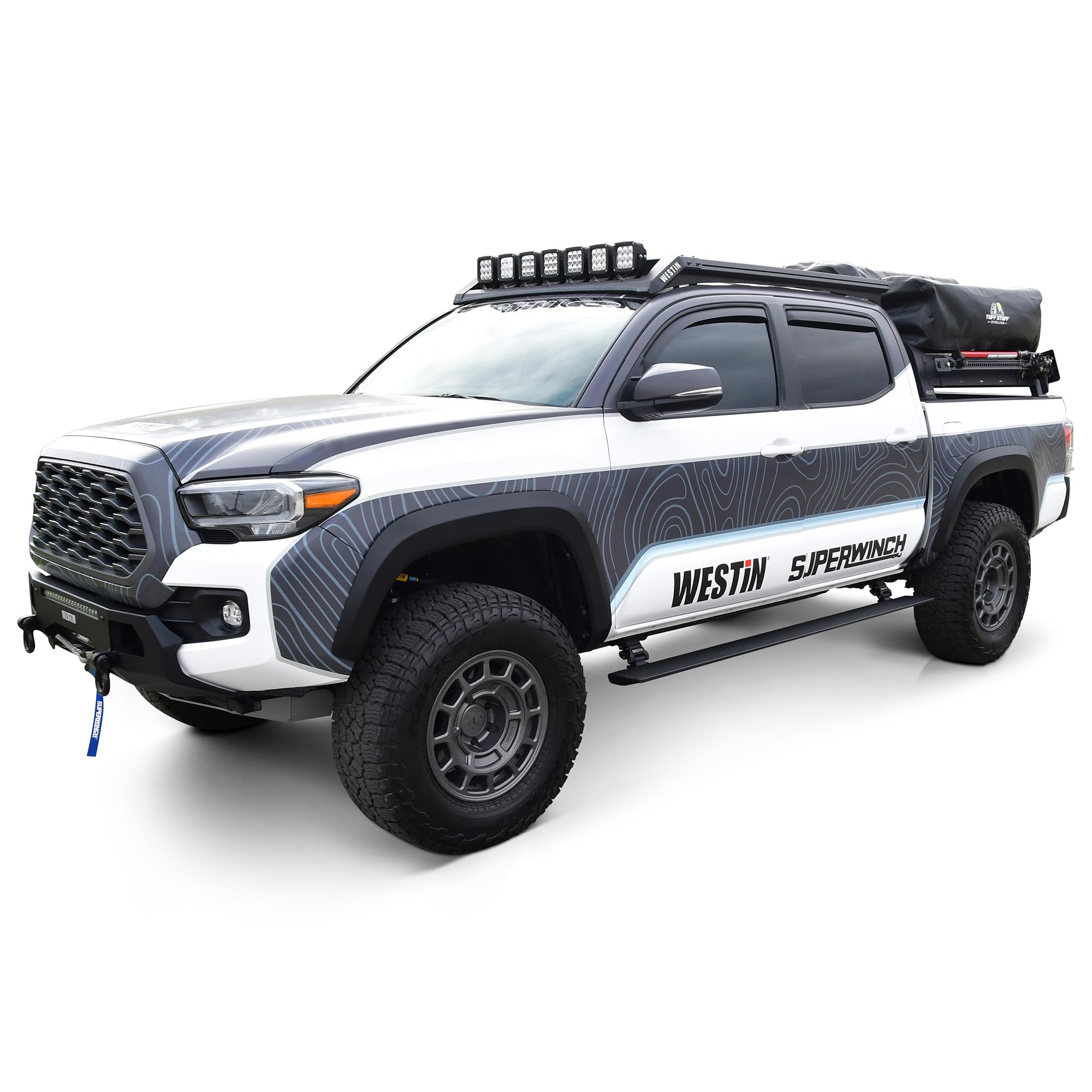 Westin Pro-e 29-22775 Electric Running Boards fits 2005-2023 Tacoma Double Cab Textured Black 1 Pair