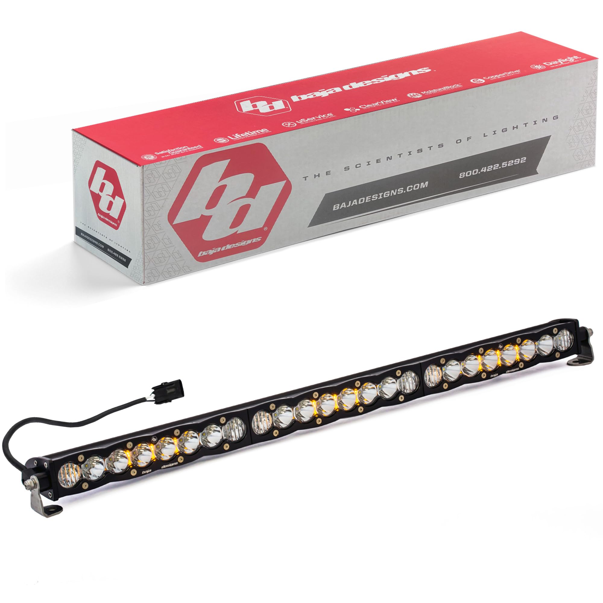 S8 30" Driving/Combo LED Light Bar, Black Baja Designs 70-3003