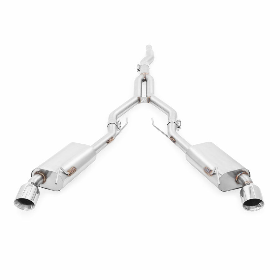 Mishimoto Cat-Back Exhaust MMEXH-MUS4-15 Fits Ford Mustang Ecoboost 2015+ Silver