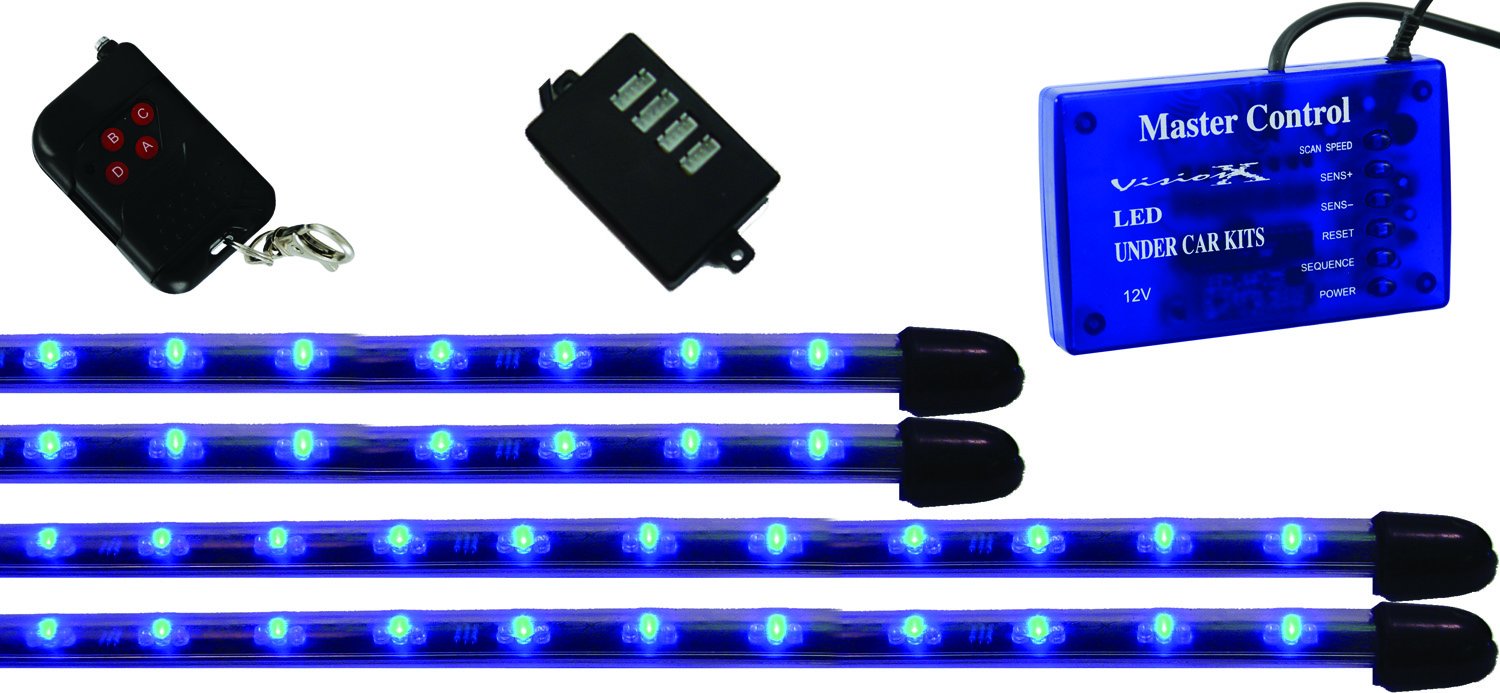 Vision X HIL-UBLUE Lighting Blue Flexible LED Under Car Kit