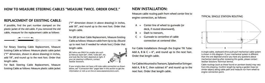 Dometic SeaStar Quick Connect Safe-T Rotary Steering Kit, SS13709, 9ft