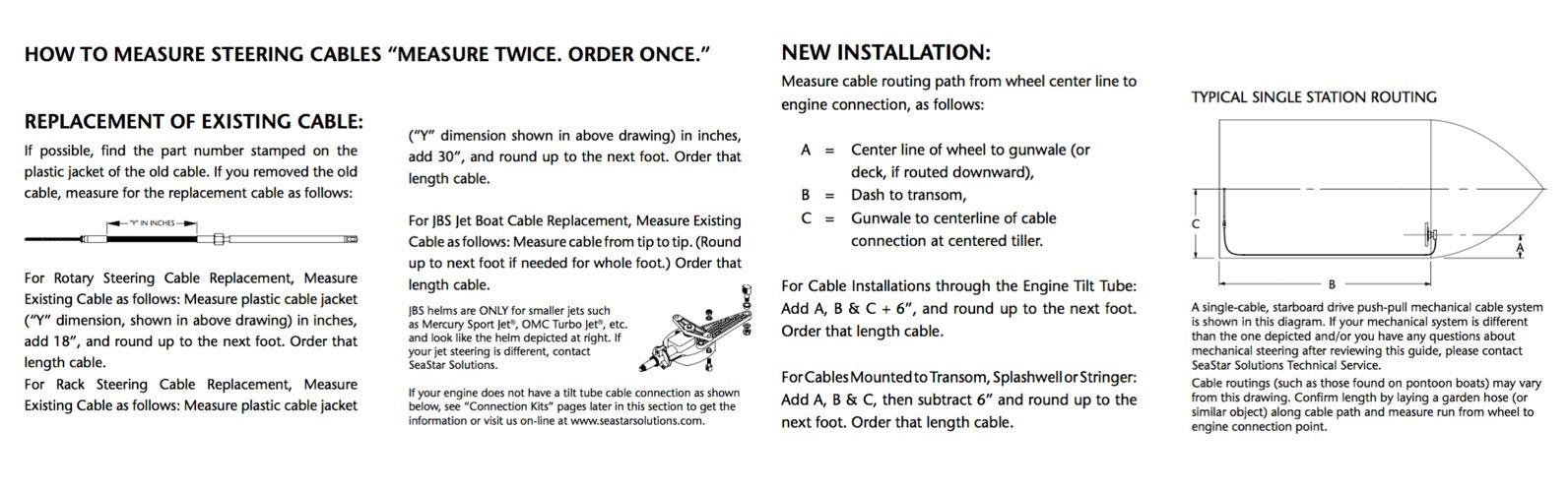 Dometic SeaStar Quick Connect Safe-T Rotary Steering Kit, SS13715, 15ft