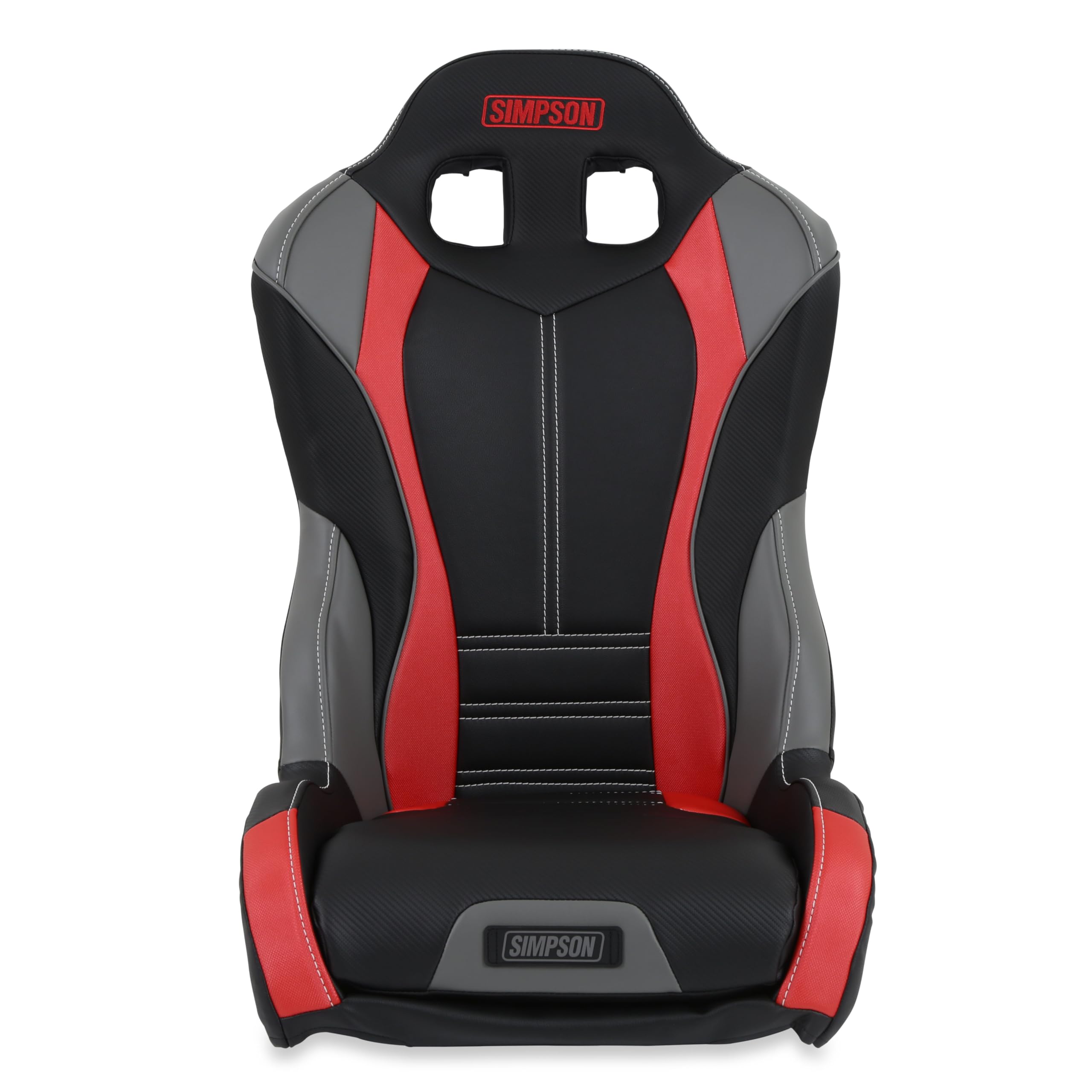 Pro Sport Simpson Racing 107-306 UTV Seat Black/Red/Gray