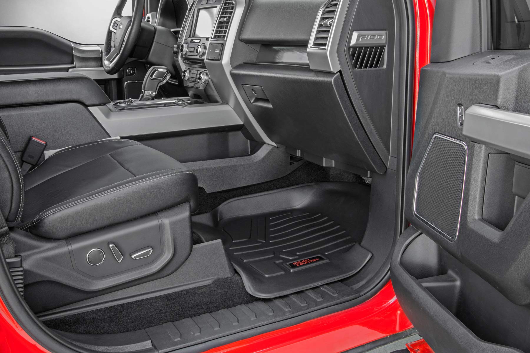 Rough Country Cargo Mat Rear for Jeep Wrangler JL Unlimited (2018-2025) - Custom Fit, Heavy-Duty, All-Weather Protection