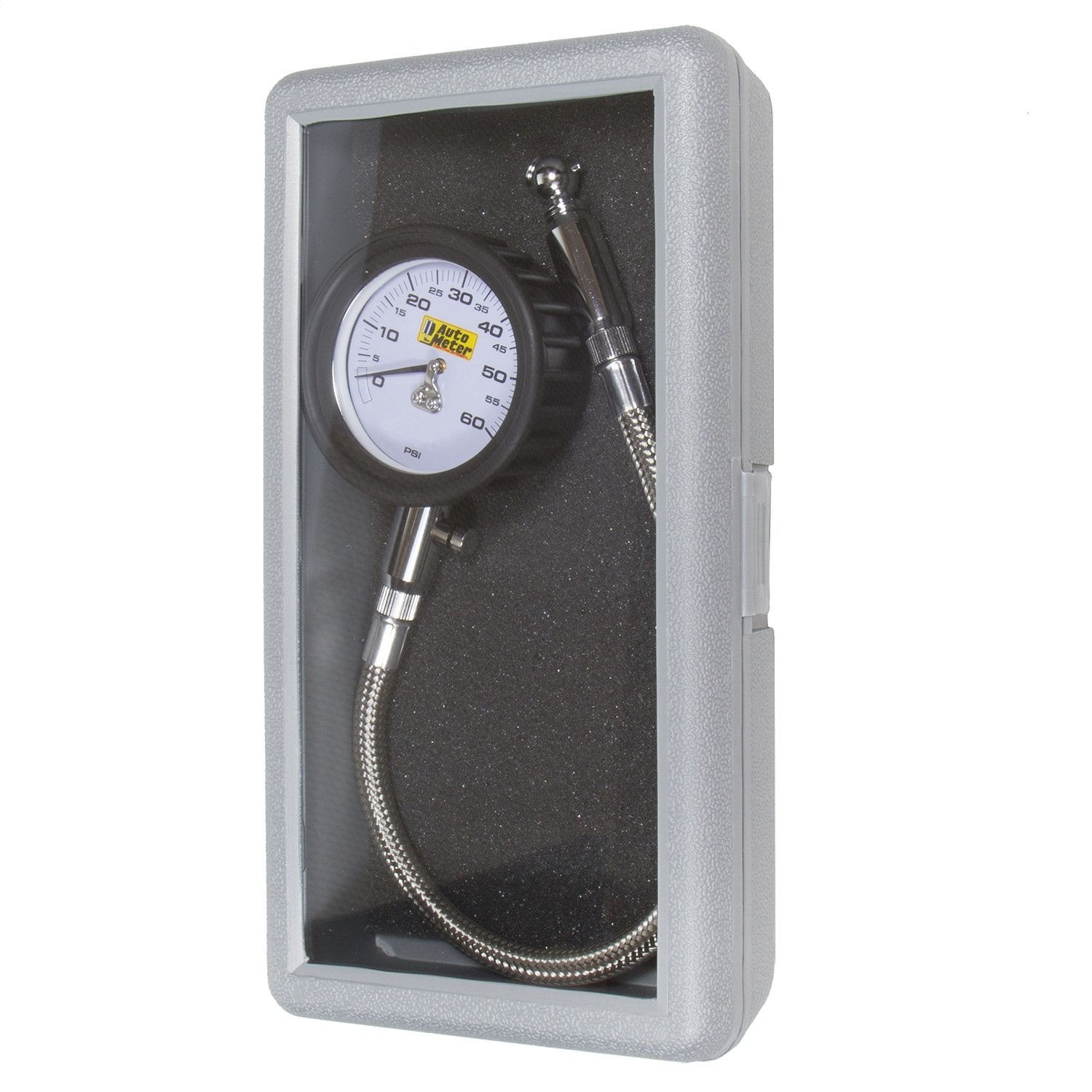 Tire Pressure Gauge Auto Meter 2160, White