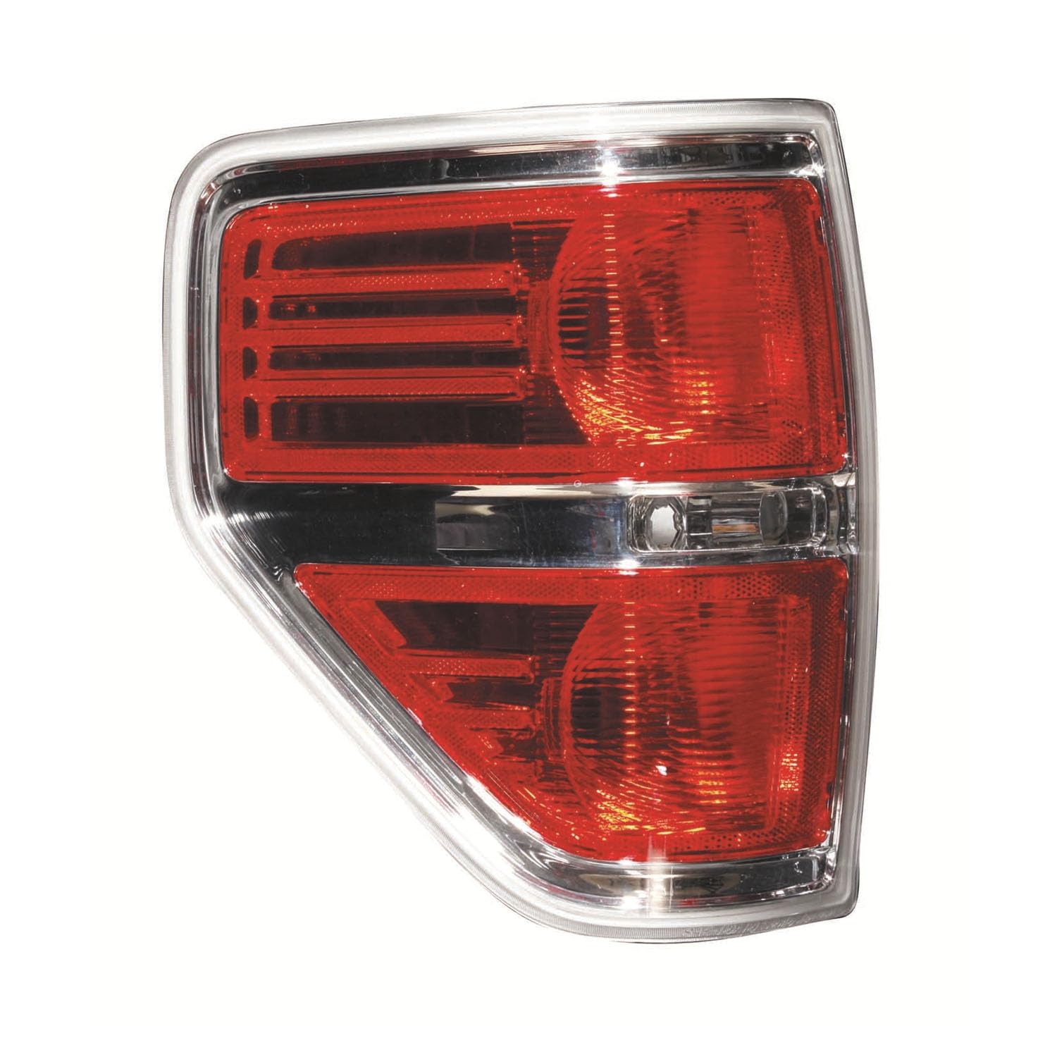 For Ford F-150 F150 2009 10 11 12 13 2014 Tail Light Styleside FX2 Chrome Accent Driver Side CAPA | BL3Z 13405 B | FO2818143C ACK