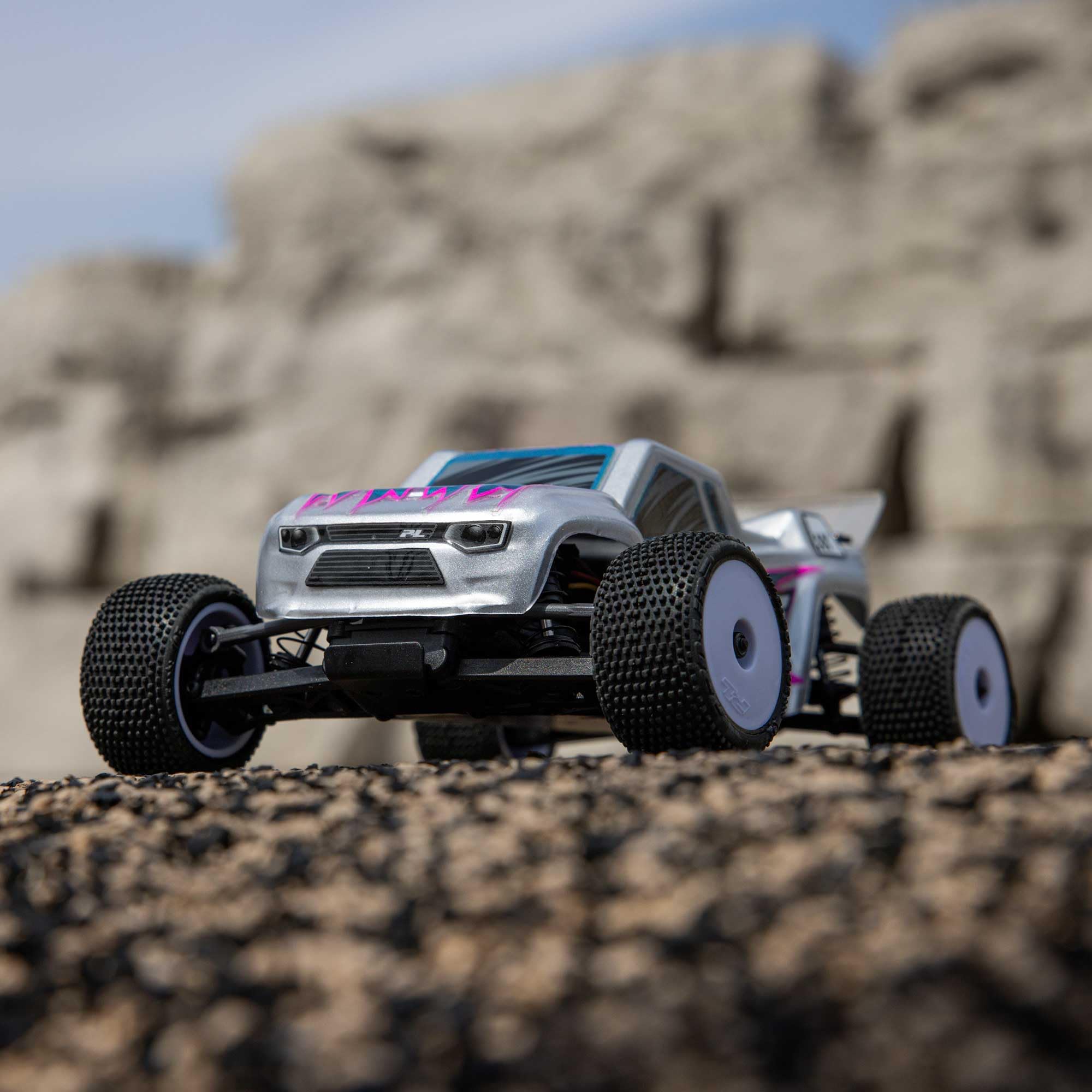 Losi Micro-T 1/28 Silver 2 Wheel Drive RTR LOS-1392T2