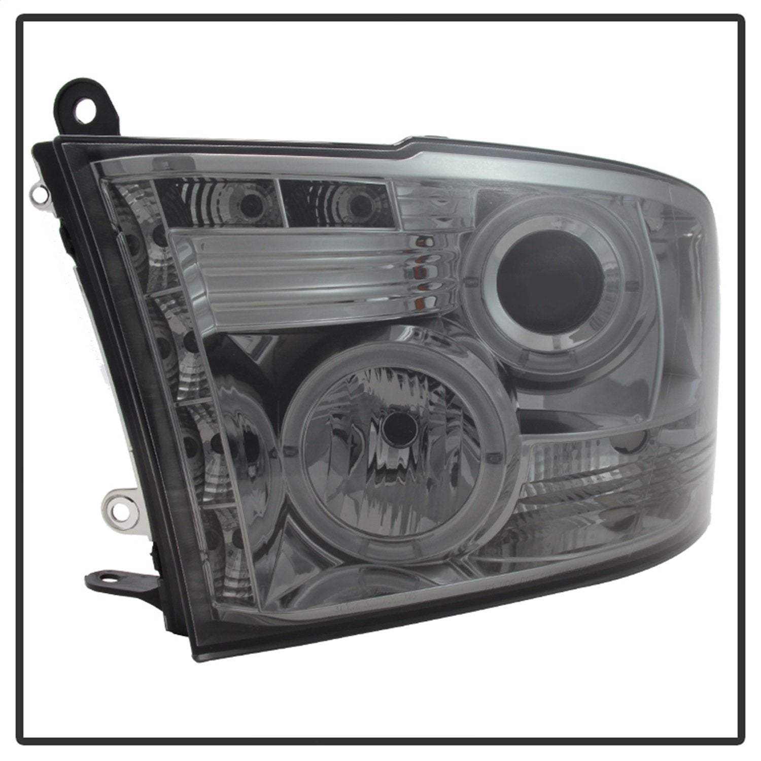 LED Halo Spyder Auto Projector Headlights Chrome/Smoked 5010056