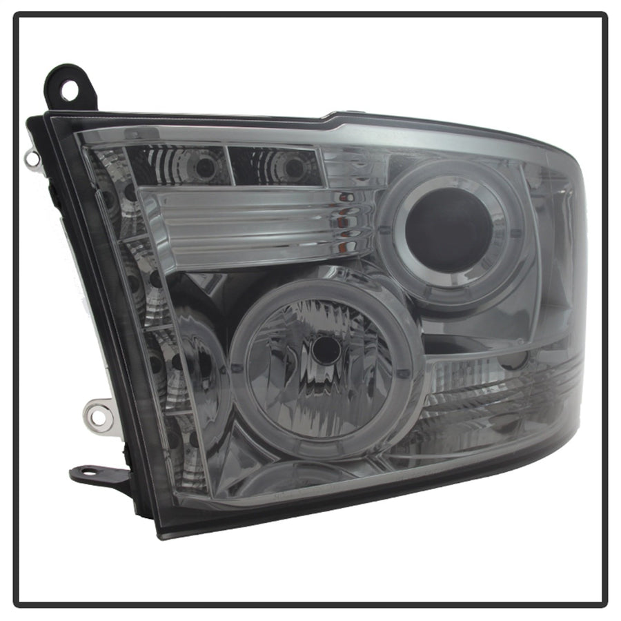 LED Halo Spyder Auto Projector Headlights Chrome/Smoked 5010056