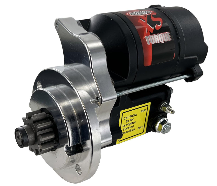 Str XS Powermaster Ford Flathead w/Billet blk 1932-'53 M/T w/OE Steel Flyw 12 Volt Only Black