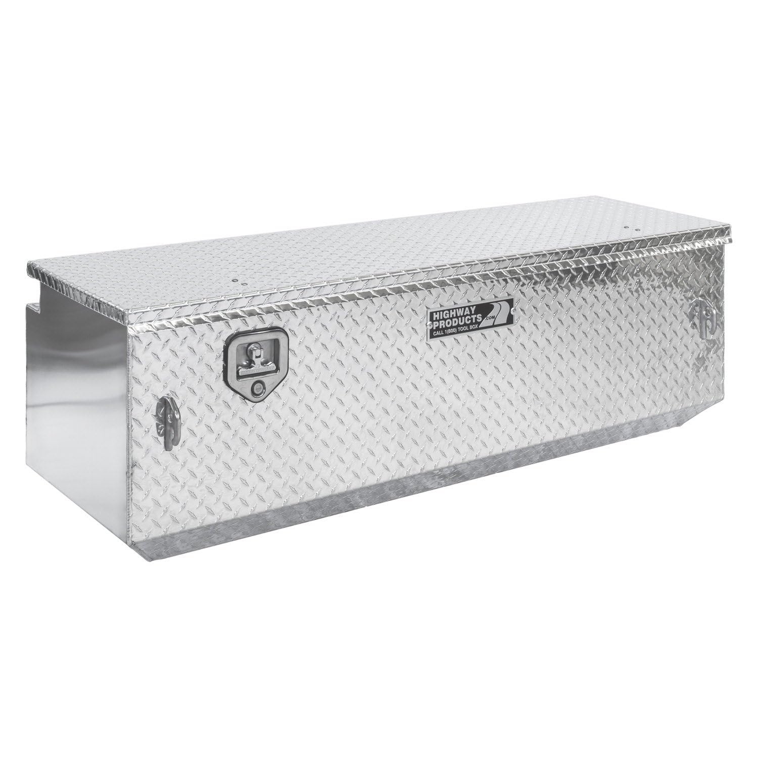 3022-005 Highway Products - Single Lid 5th Wheel Tool Box with Bright Diamond