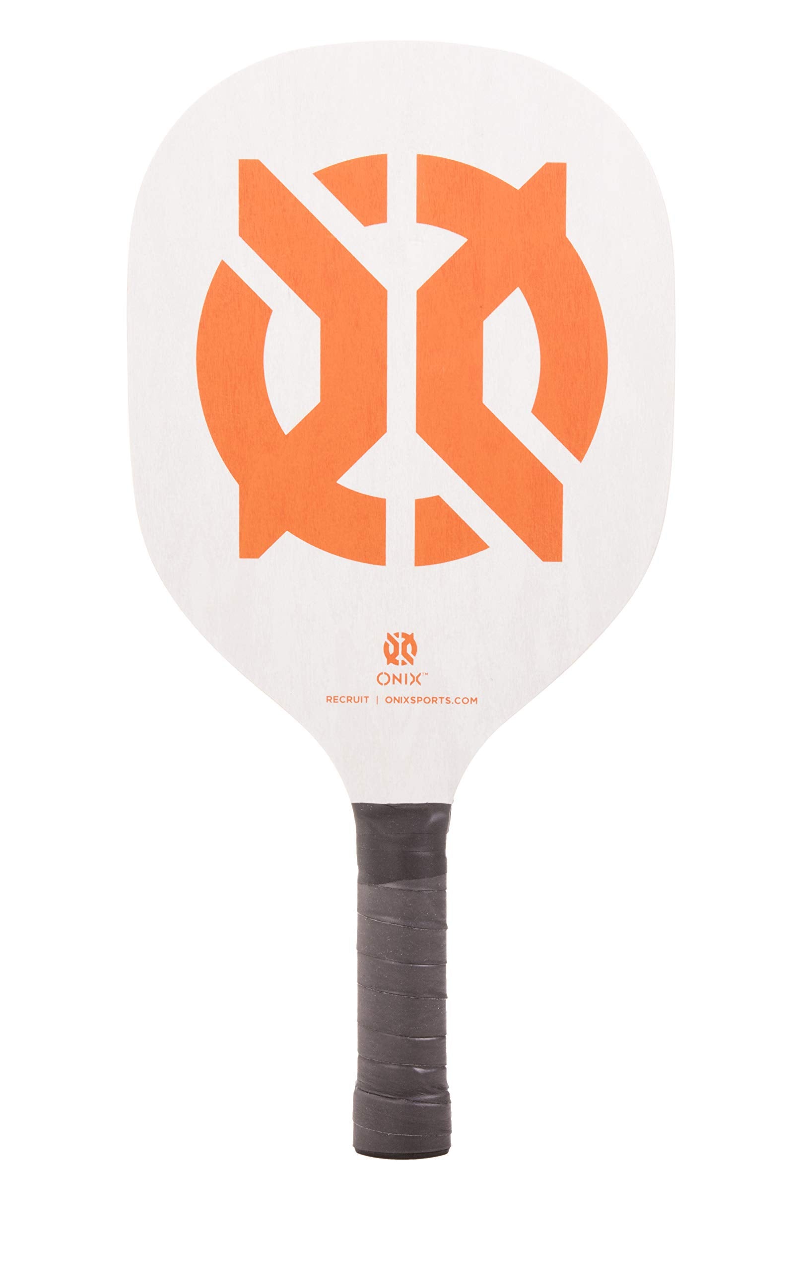 Pickleball Starter Set by ONIX - Includes Two Poplar Wood Paddles and Two Yellow Balls