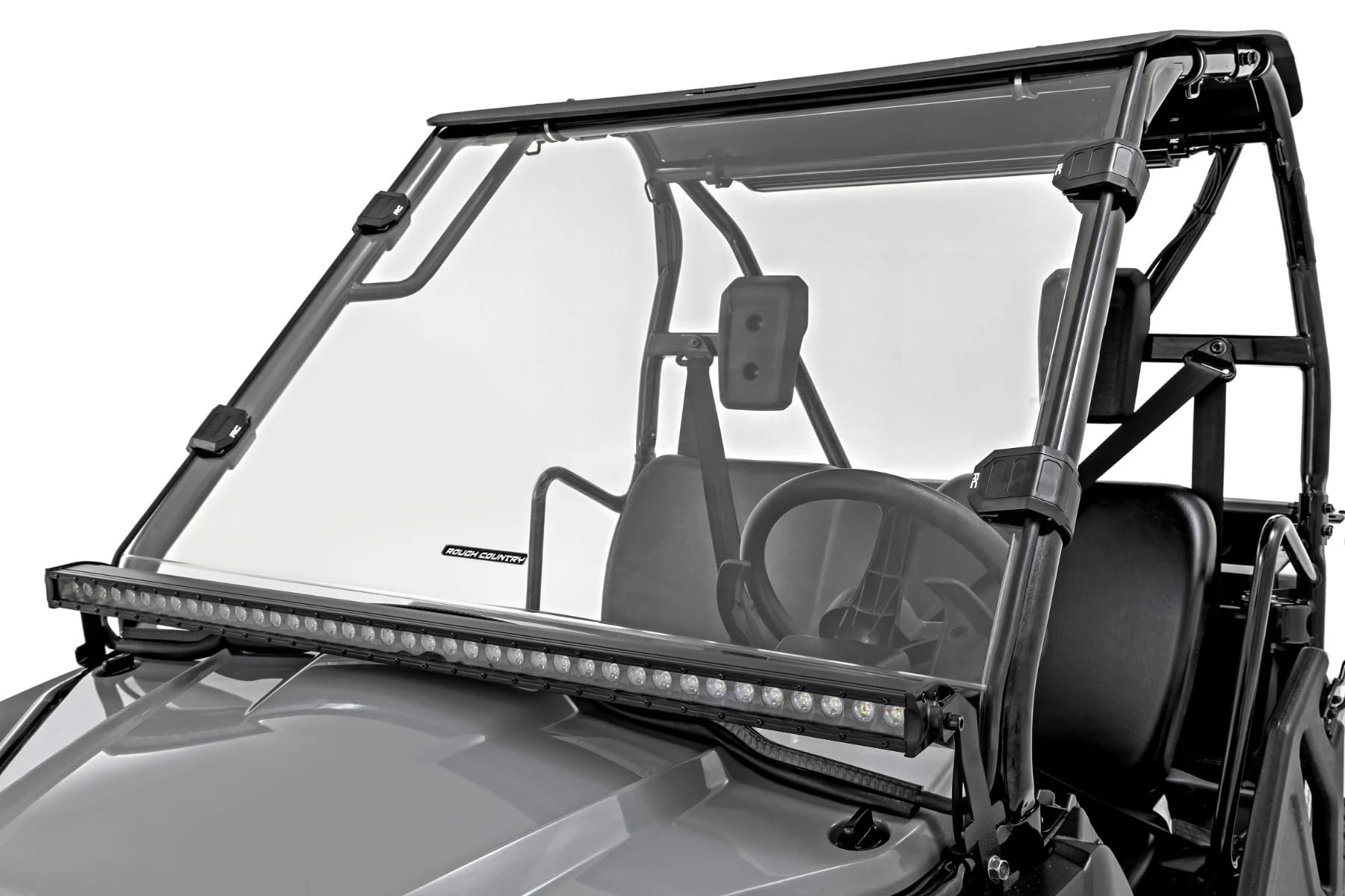 Rough Country Windshield Full for Honda Pioneer 520 (2021-2023) - UV & Scratch Resistant Polycarbonate, Easy Installation