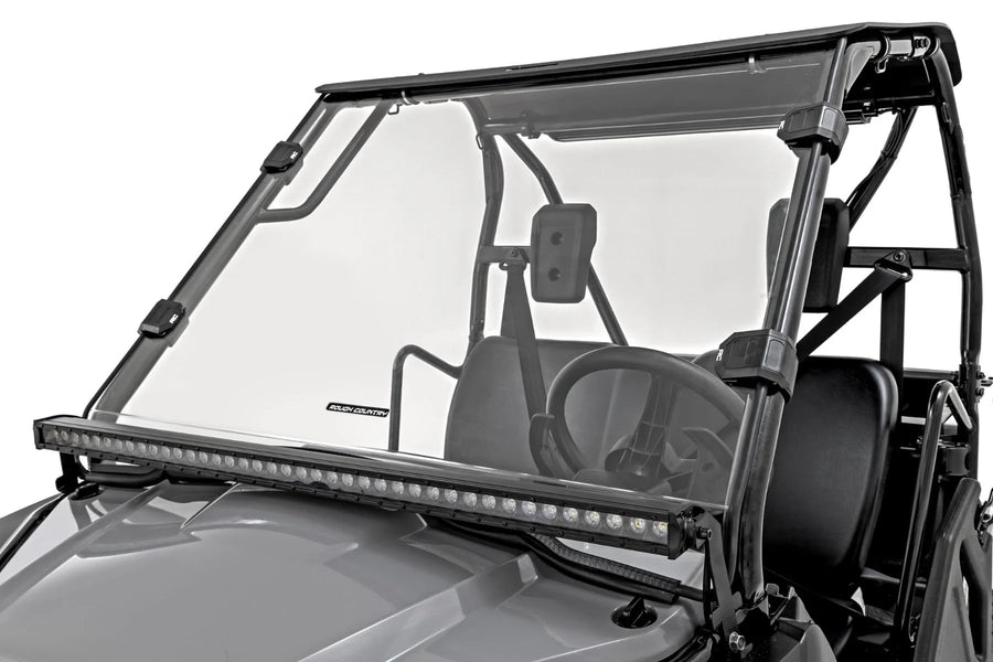 Rough Country Windshield Full for Honda Pioneer 520 (2021-2023) - UV & Scratch Resistant Polycarbonate, Easy Installation