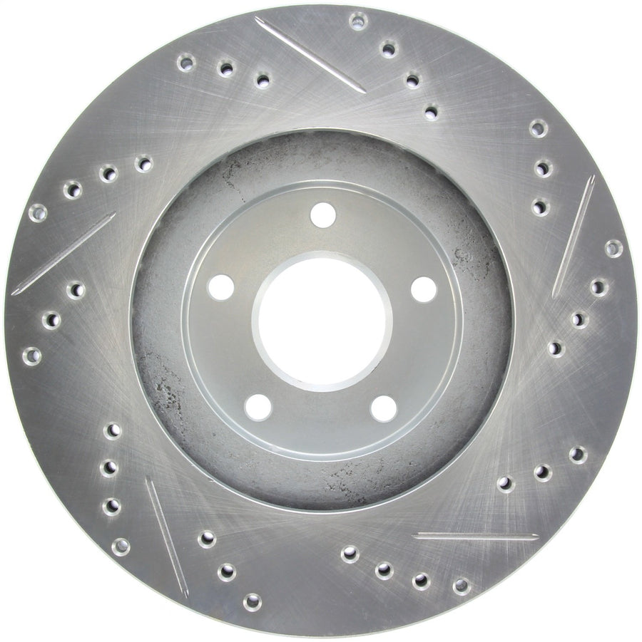 Front Right StopTech 227.42080R Select Sport Drilled and Slotted Brake Rotor