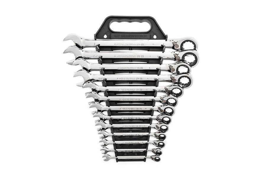 12 Pt. GEARWRENCH 13 Pc. Reversible Ratcheting Combination Wrench Set, SAE - 9509N