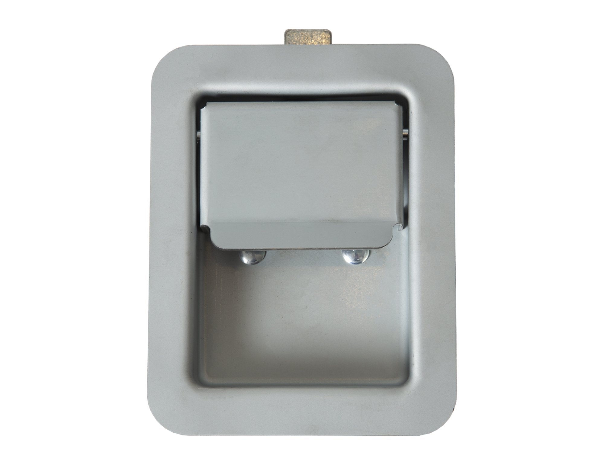Single Point Buyers Products N3980 Rectangular Non-Locking Rotary Paddle Latch, Corrosion Resistant Stainless Steel W/ Installed Gasket, W/ 2 Keys, Truck Bed Tool Box Latch, Tack Box Latch