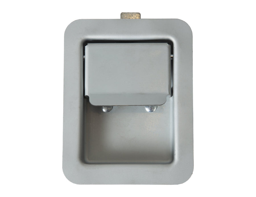 Single Point Buyers Products N3980 Rectangular Non-Locking Rotary Paddle Latch, Corrosion Resistant Stainless Steel W/ Installed Gasket, W/ 2 Keys, Truck Bed Tool Box Latch, Tack Box Latch