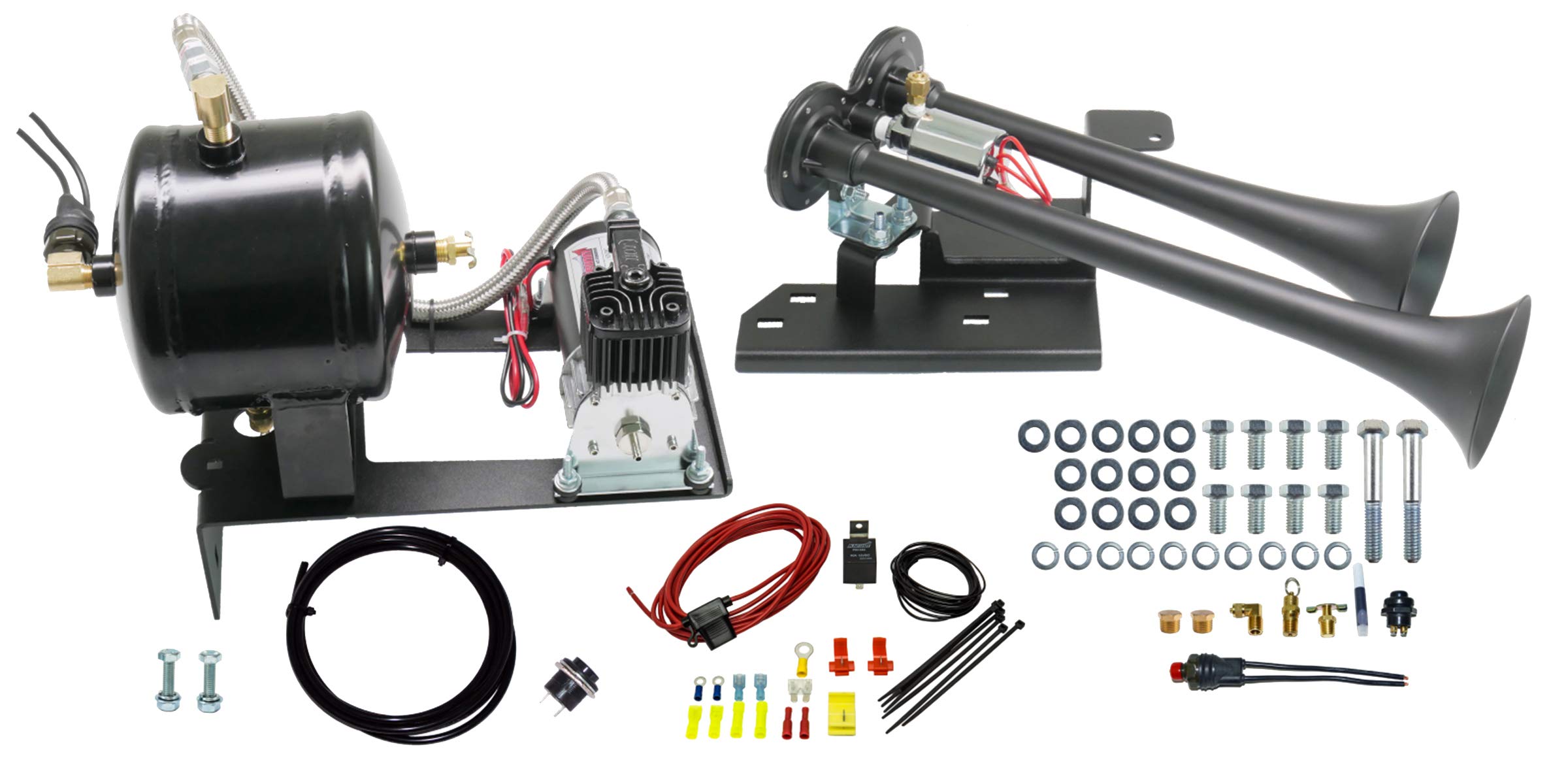 GM 1500 Air Horn System Kleinn with Model 102-1 Horn,Multi,GMTRK4