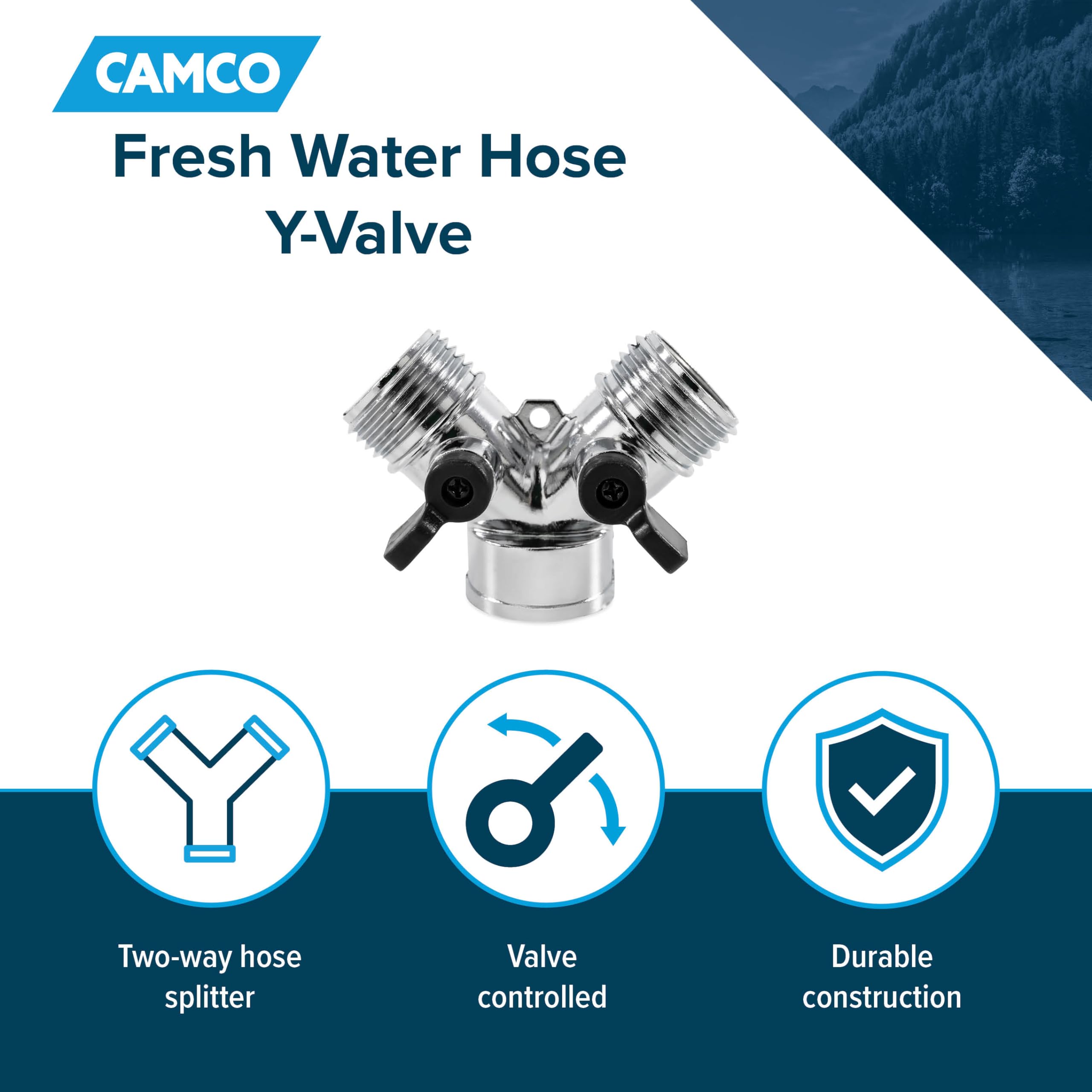 Fresh Water Hose Camco Wye Valve (20114)