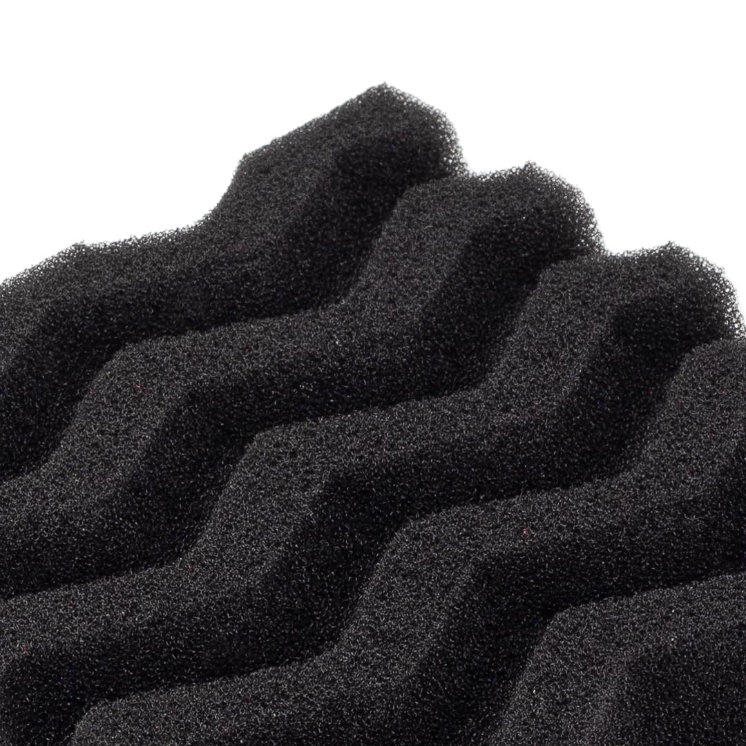 Maxshine Hydro-Tech Tire Foam Applicator Pad for Car Detailing, Zigzag-Cut Design – Scratch-Free Sponge for Tire Shine, Wax, Sealants & Glazes