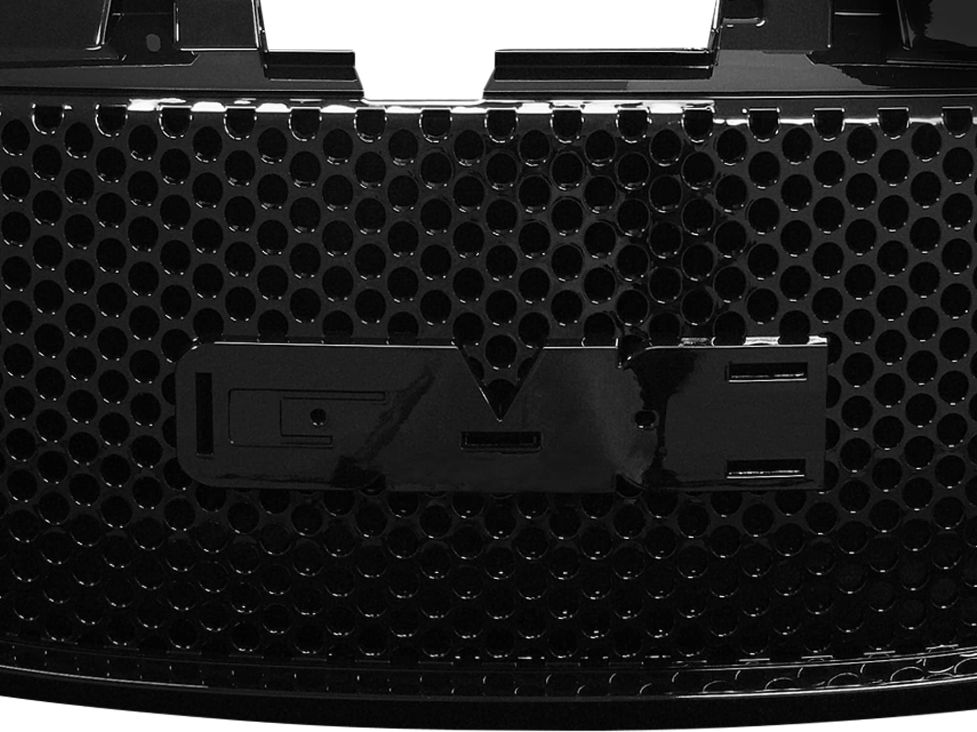 7148727 Armordillo USA Mesh Front Hood Grille - Gloss Black Fits 2007-2014 GMC Yukon