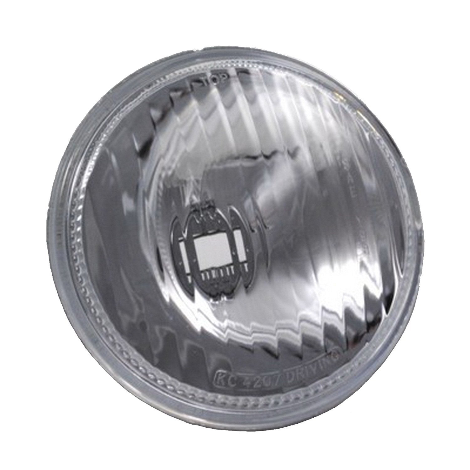 5" KC HiLiTES 4207 Replacement Driving Beam Pattern Glass Lens/Reflector with H3 Bulb Socket Adapter
