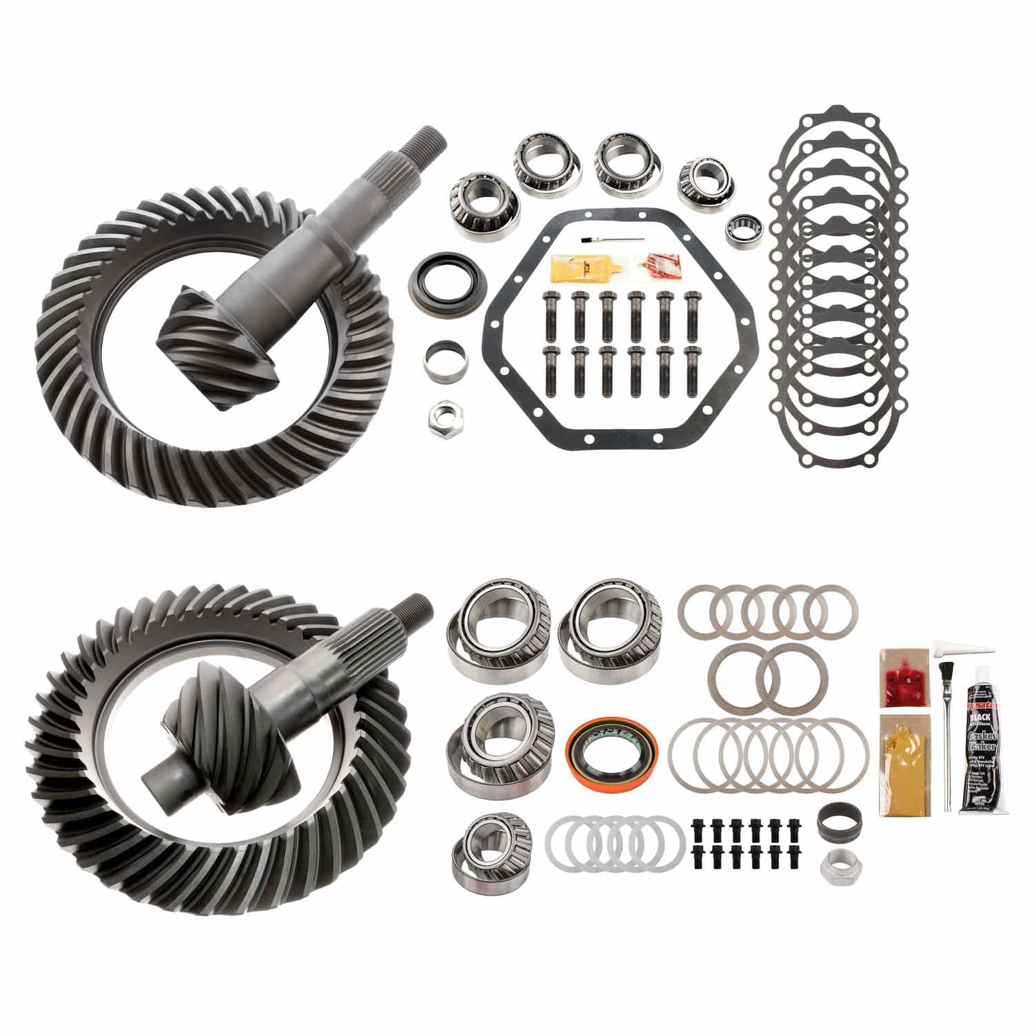 Motive Gear Differential Ring & Pinion MGK-245 Rebuild Bearing Kit For GM 9.25 IFS/GM 10.5" Gear Ratio 4.56 Front/Rear, 30 Spline, 10/14-Bolt – Fits Silverado, Sierra, Suburban, Yukon XL (2011–2018)