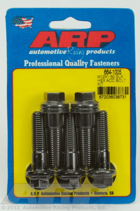 Hex ARP (664-1005) Oxide Bolt, Black