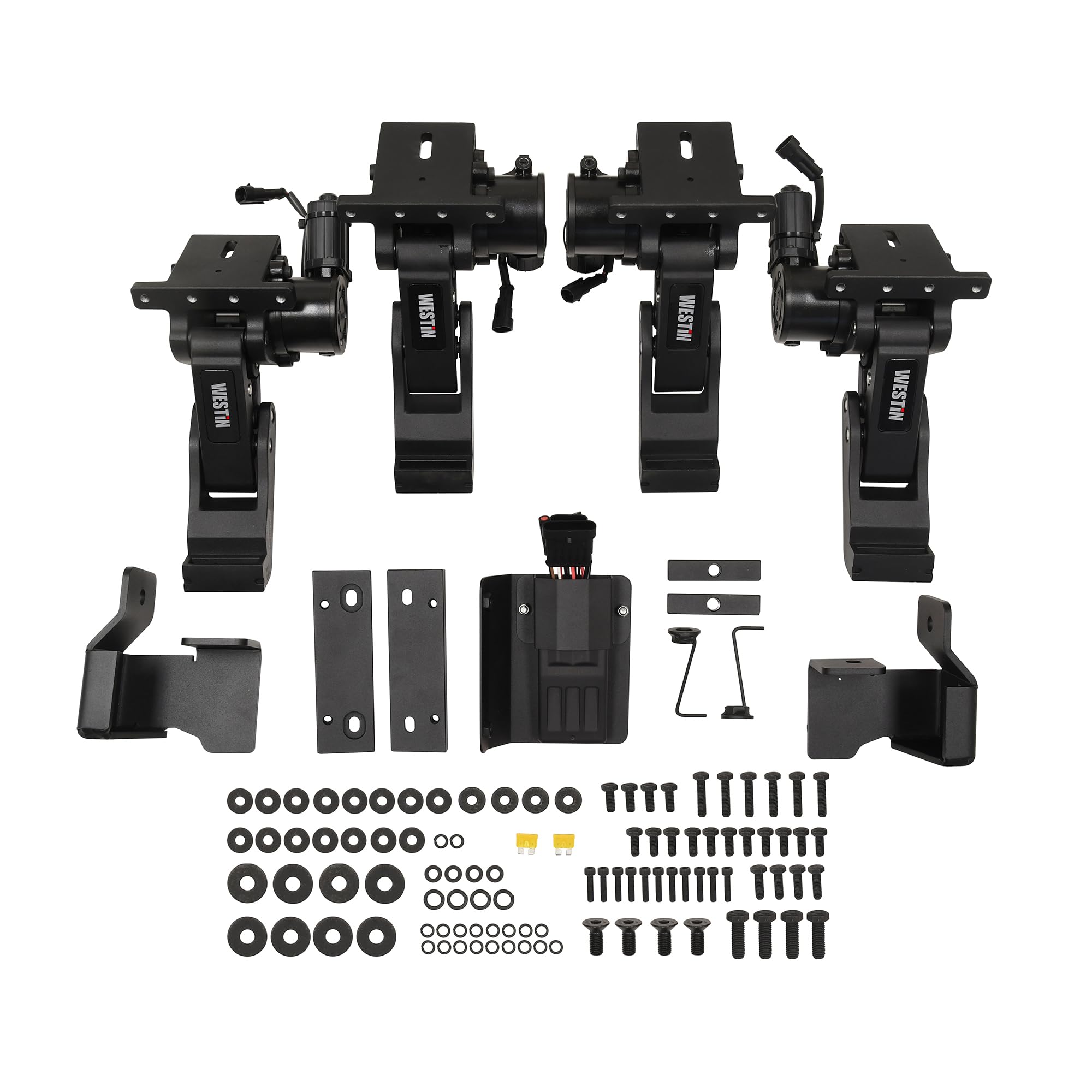 Pro-E Westin 29-23295 Power Running Boards fits 2018 Wrangler JK Unlimited 4Door Textured Black Pair