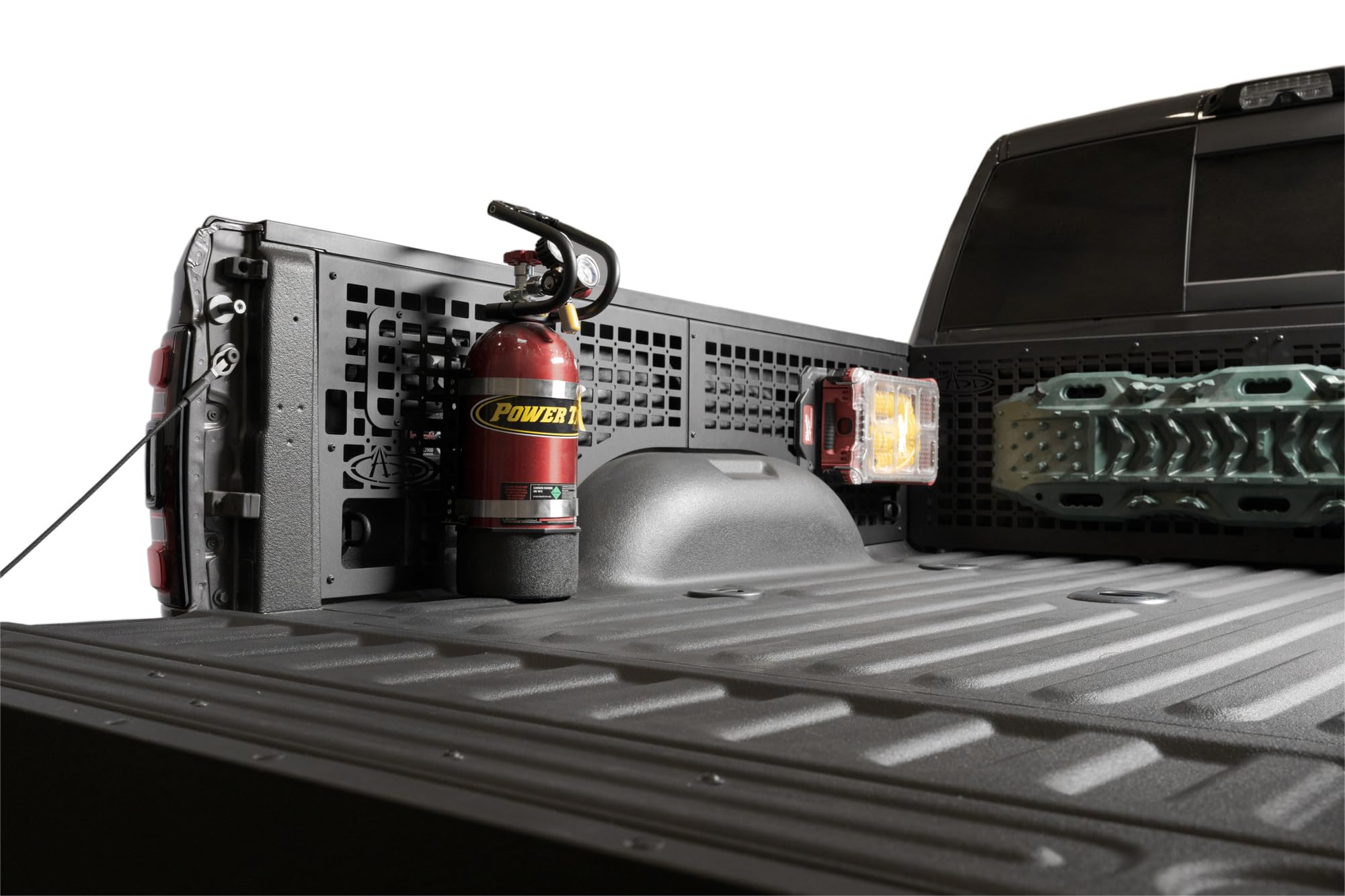 Offroad Bed Side Molle Panels ADD for 2019-2024 Ram HD 2500/3500 | Mounts Tools, Off-Road Supplies, & Recovery Gear | Rigid Fitment | Driver & Passenger Side Variations | Made in The USA (Driver)