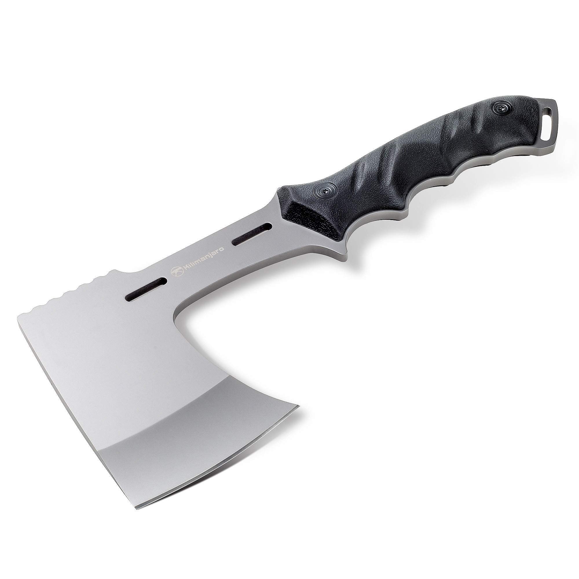 10-Inch Kilimanjaro Shira Camp Axe, Full Tang Lightweight Axe, with Storage sheath , 3CR13MOV stainless steel blade with titanium nitride finish - 910095