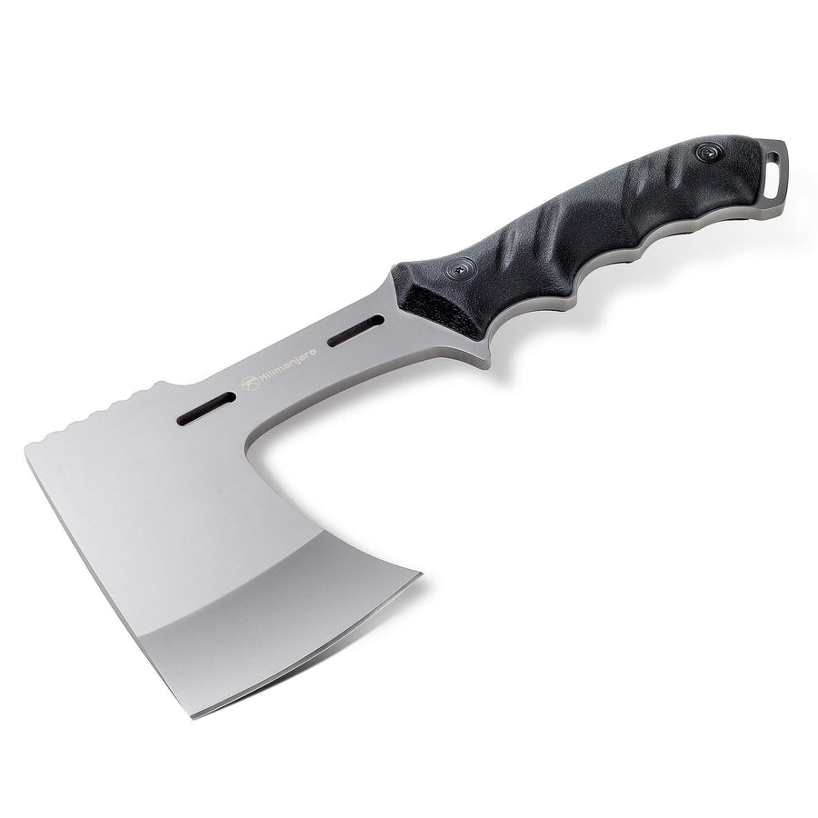 10-Inch Kilimanjaro Shira Camp Axe, Full Tang Lightweight Axe, with Storage sheath , 3CR13MOV stainless steel blade with titanium nitride finish - 910095
