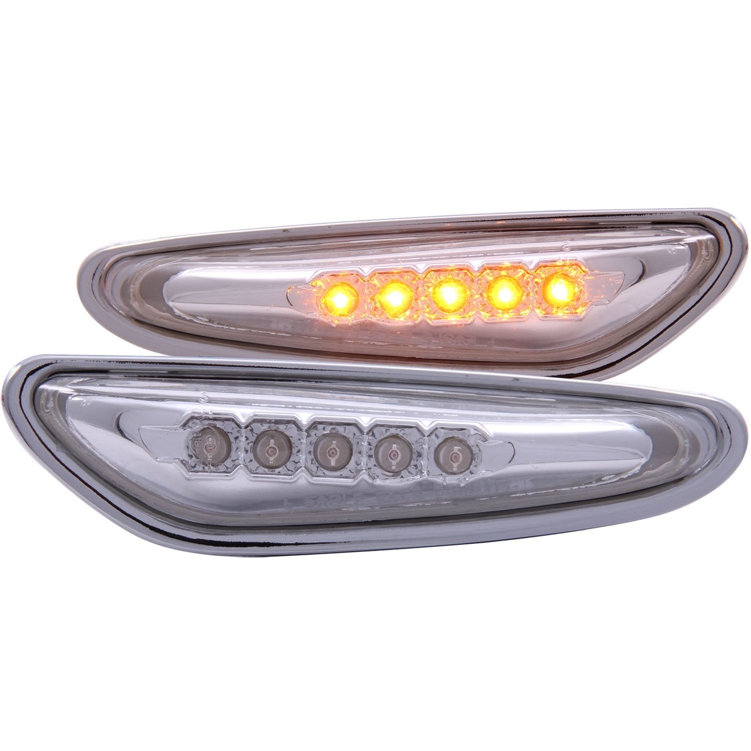 Clear AnzoUSA LED Side Marker - (Sold in Pairs)