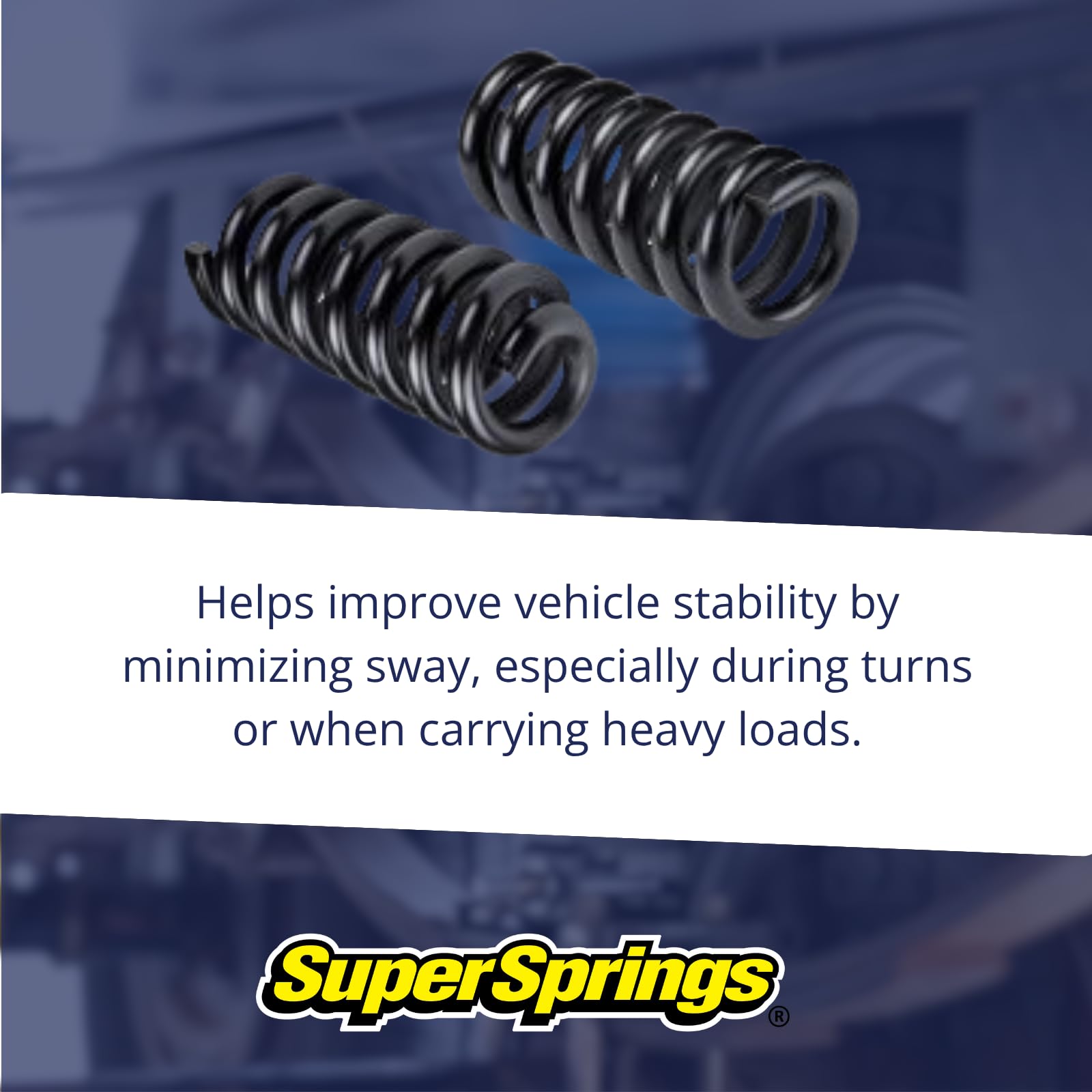 SuperCoils SSC-11 | SuperSprings for Chevrolet|GMC C20|C25, Chevrolet|GMC G20|G25, Chevrolet P30|P32, black
