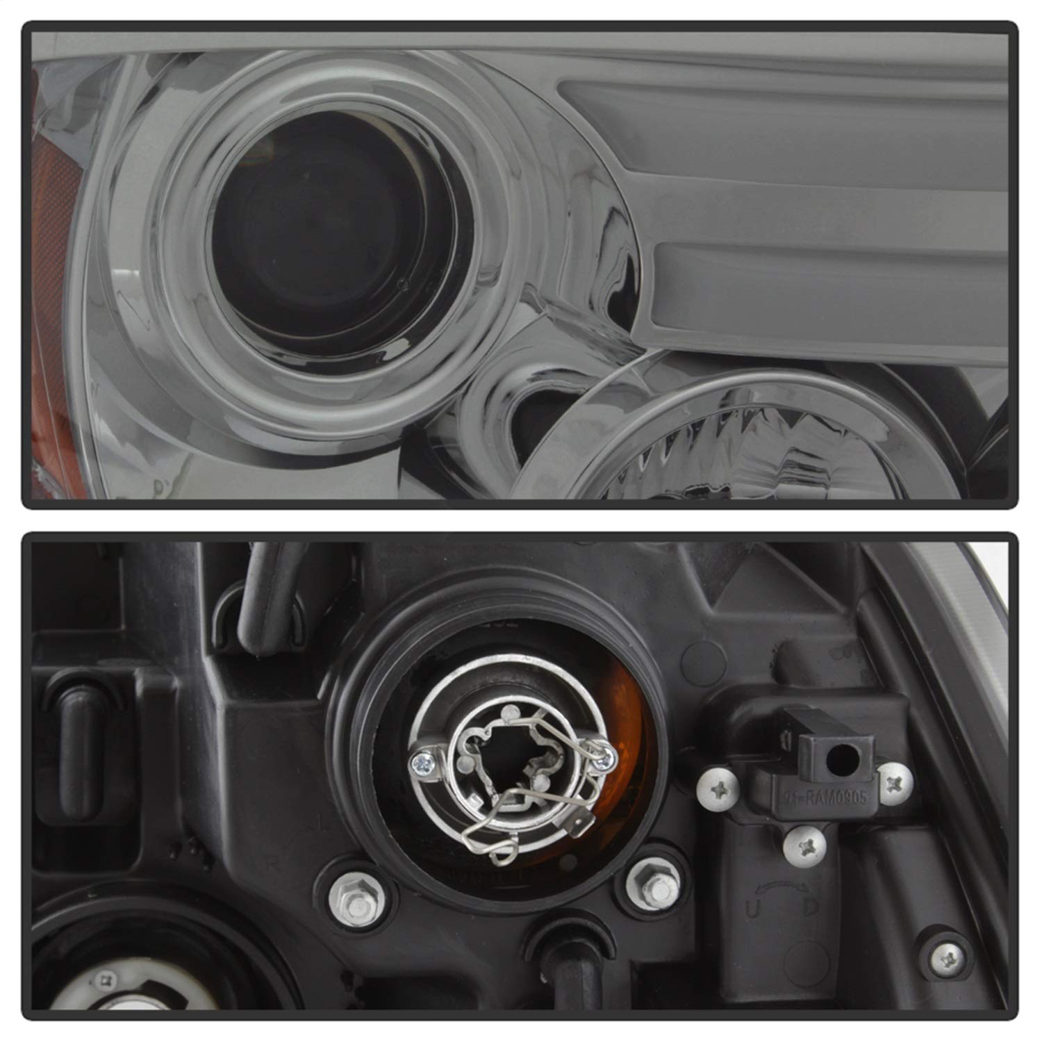 Projector Headlight Spyder - (PRO-YD-DR13-LBDRL-SM)
