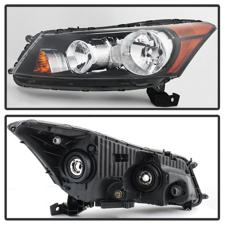 Crystal Xtune Headlights (HD-JH-HA08-4D-OE-L) (OE)