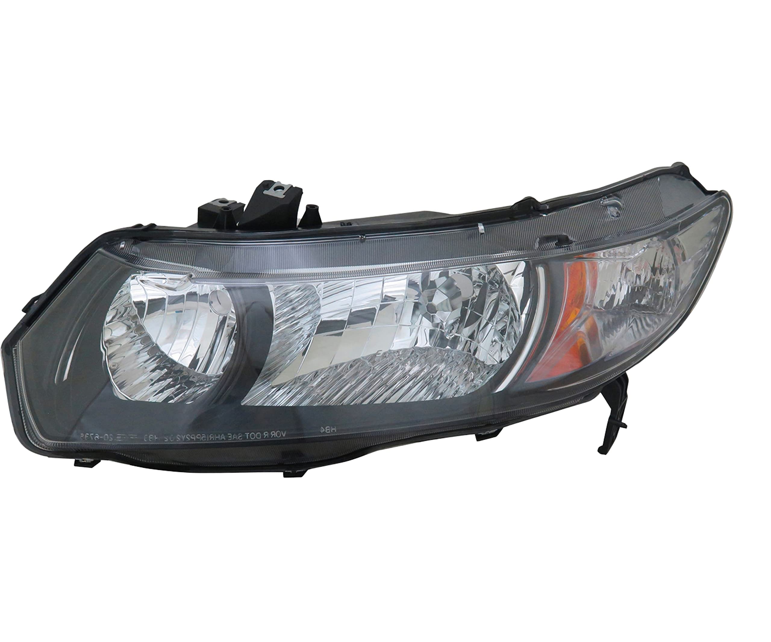 Left TYC Headlight Assembly Compatible with 2010-2011 Honda Civic