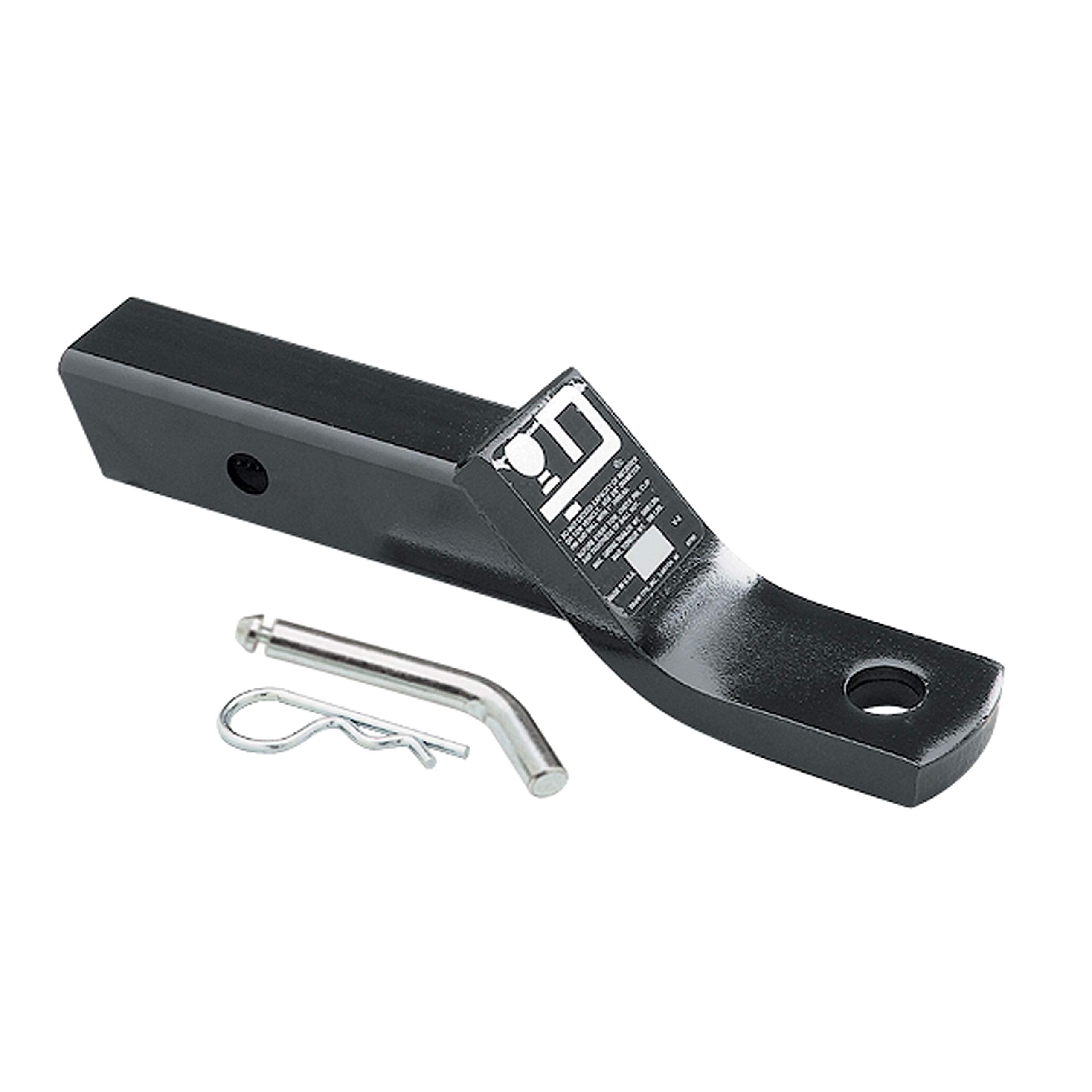 Draw-Tite Class IV Trailer Hitch Ball Mount 2923 with Pin & Clip, Fits 2 Inch Square Receiver, 2 Inch Drop, 0.75 Inch Rise, 7,500 lbs. Capacity, Black