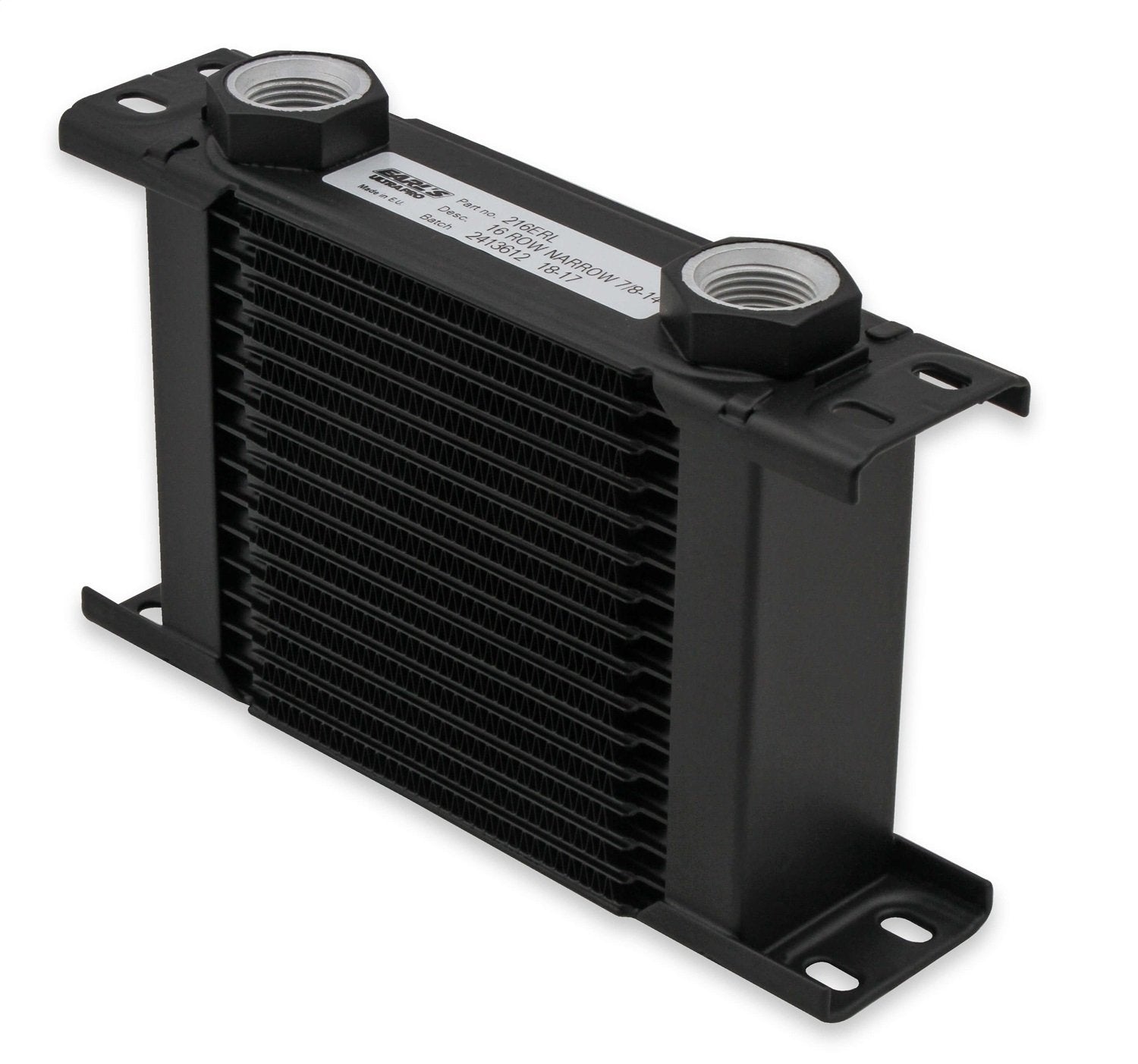 13 Row Earl's Ultrapro Cooler Black Narrow