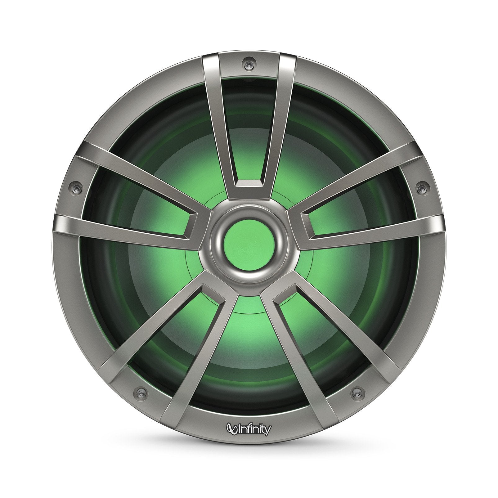 10 Inch Infinity 1022MLT Marine RGB LED Subwoofer - Titanium