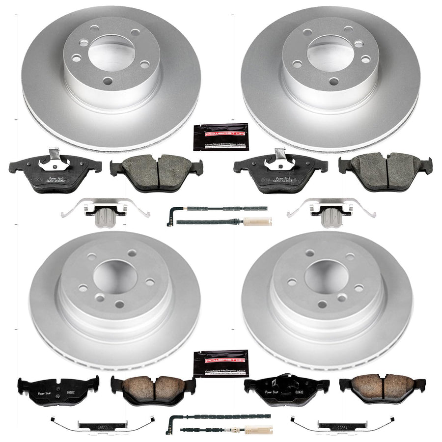Power Stop Z23 Evolution Geomet Coated Brake Kit For BMW 328i xDrive 2009-2010, 328xi BMW 2008 [Model Specific]