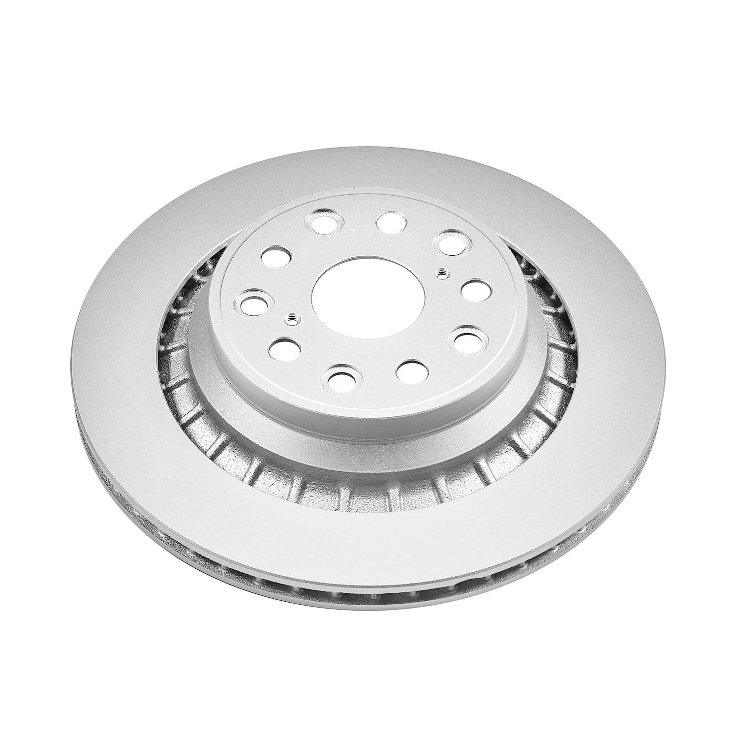 Power Stop rear JBR1352EVC Evolution Genuine Geomet® Coated Brake Rotor For Lexus LS460 2007-2017, Lexus LS600h 2008-2016 [Model Specific]