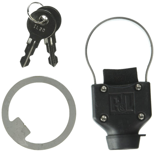 Pop & Lock The Gate Defender PL9900-10KA Black Keyed Alike, 10 Pack